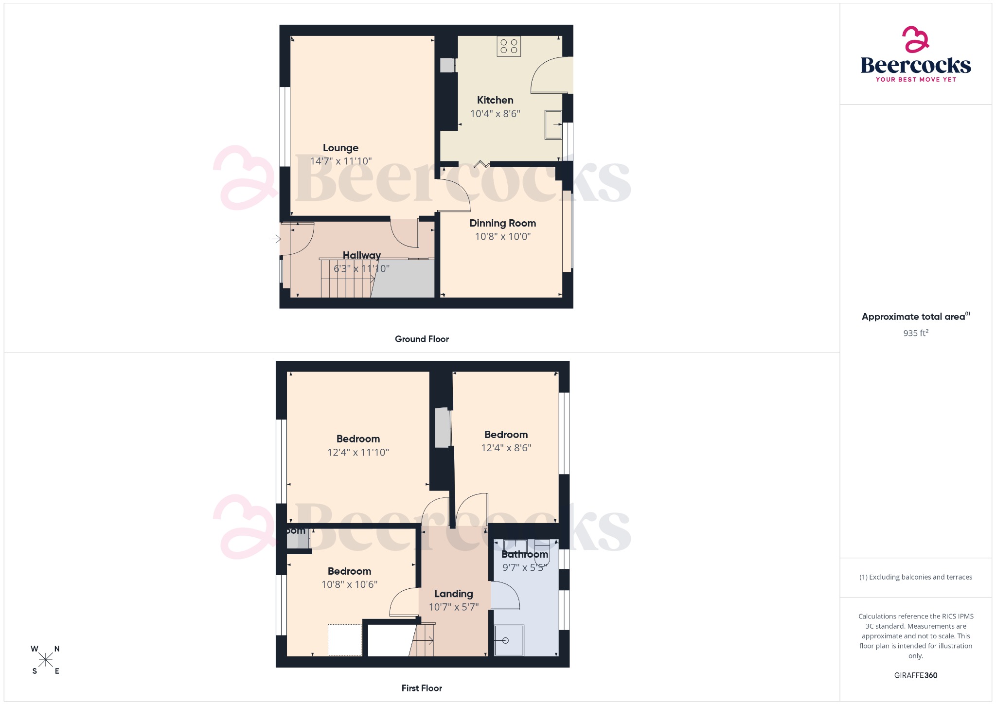 91, Nestor Grove, Hull floorplan