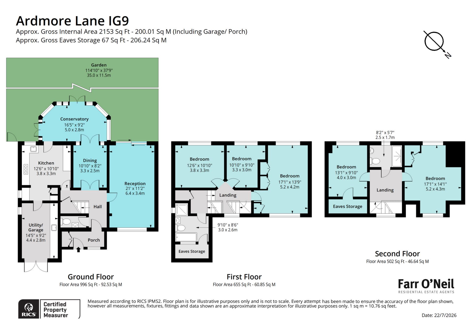 19, Ardmore Lane, Buckhurst Hill floorplan