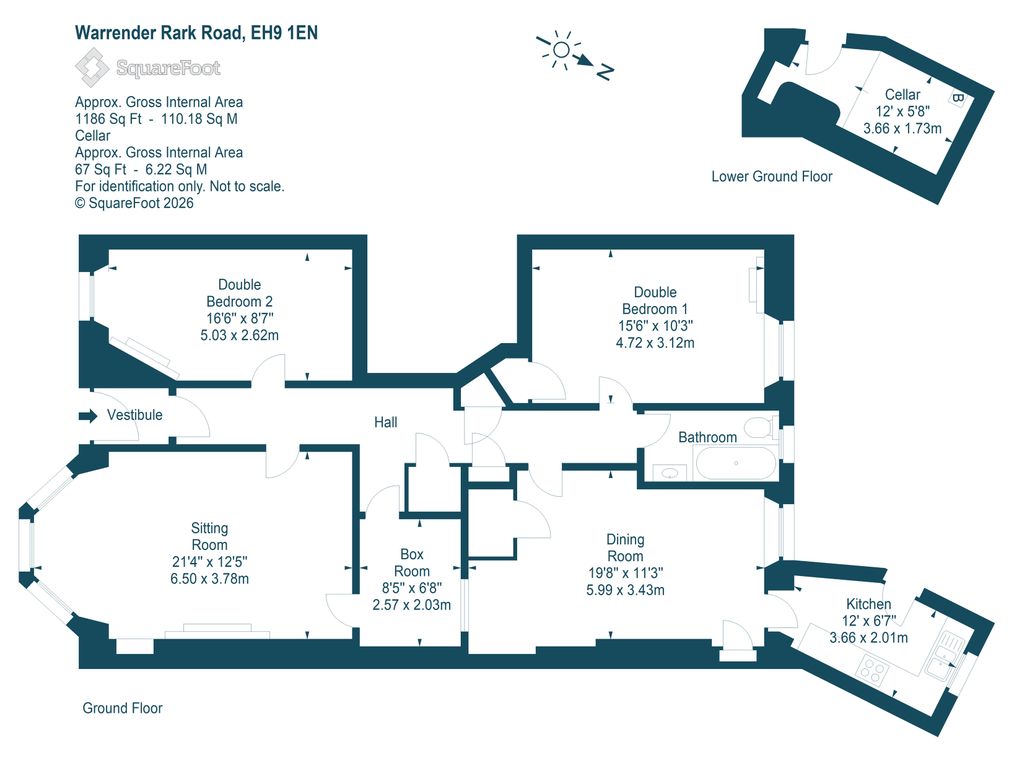 107, Warrender Park Road, Edinburgh floorplan
