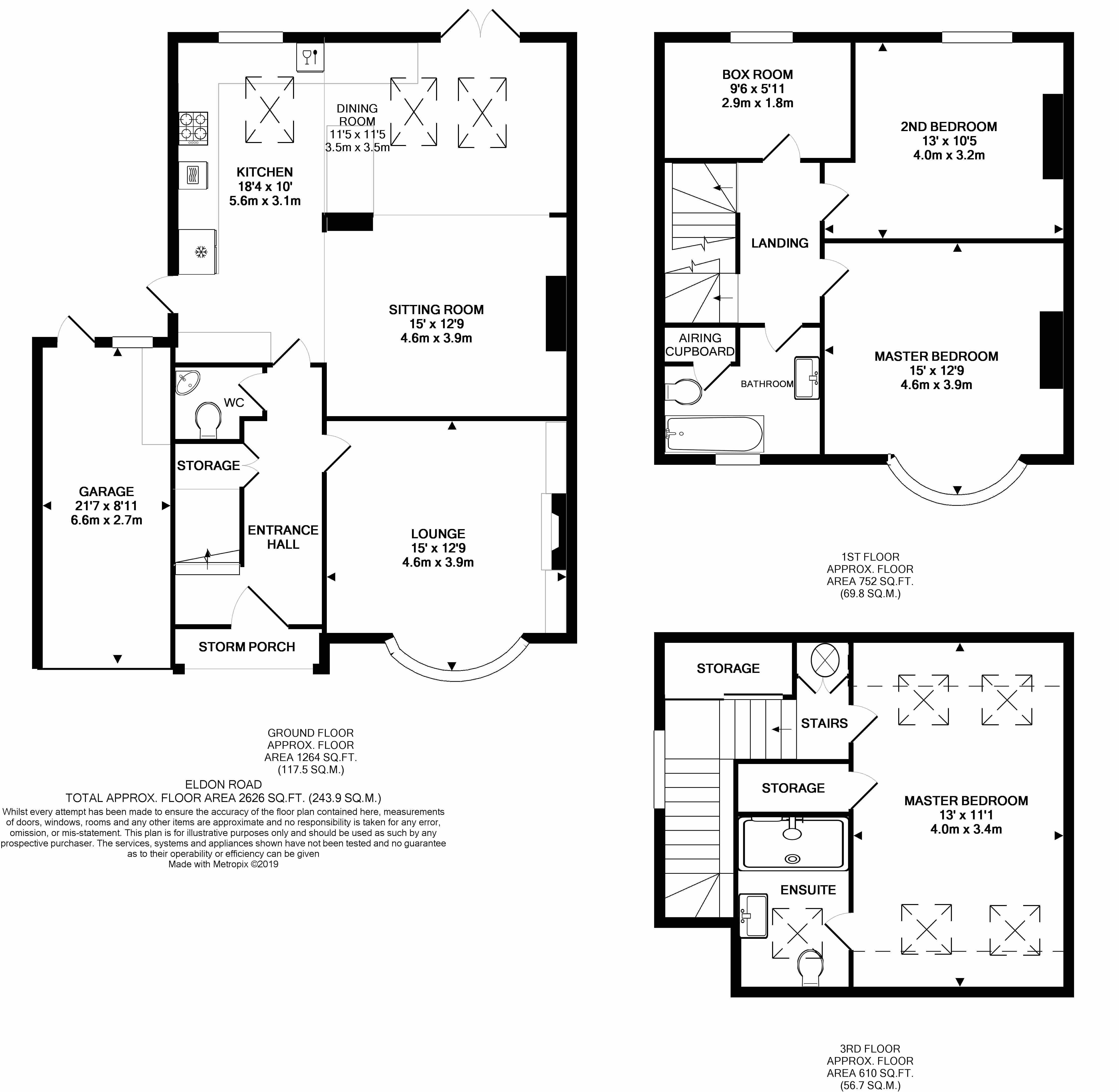 4 Bedrooms Semi-detached house to rent in Eldon Road, Cheltenham GL52