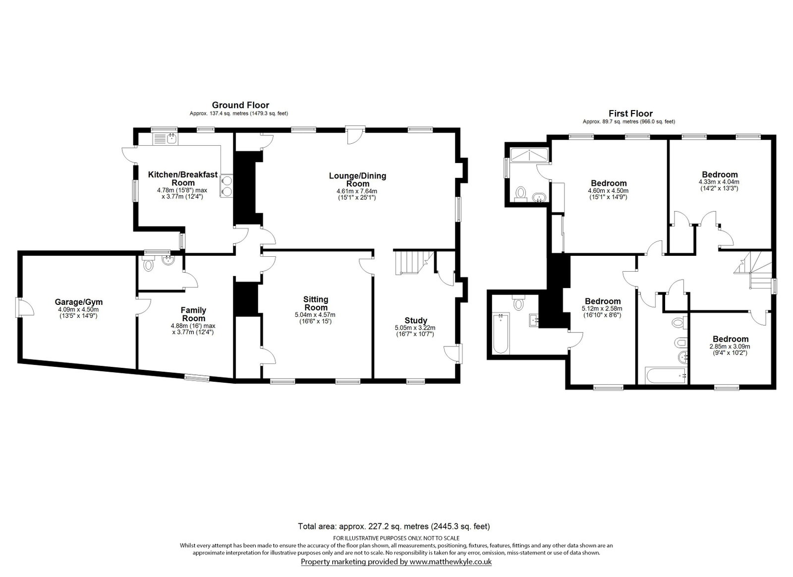 10 The Square, Ingatestone floorplan
