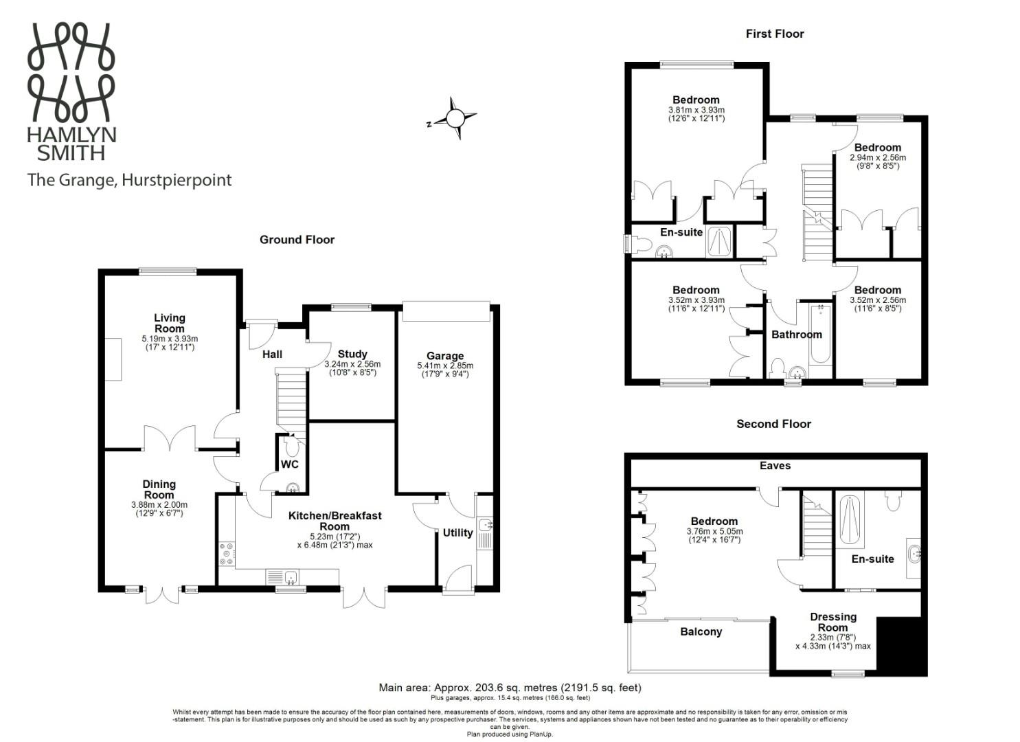 18, The Grange, Hassocks floorplan