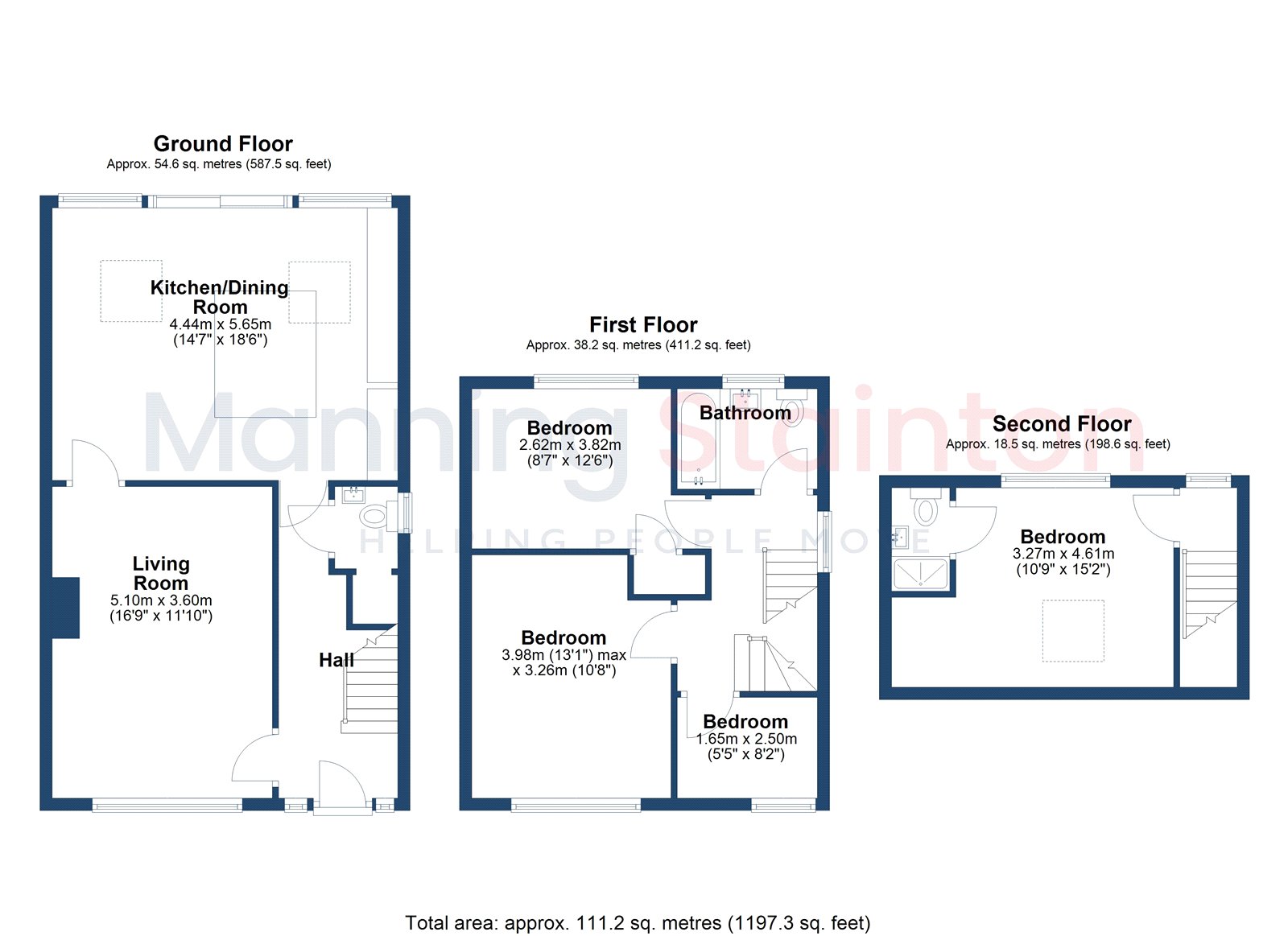 18, Green Lane, Castleford floorplan