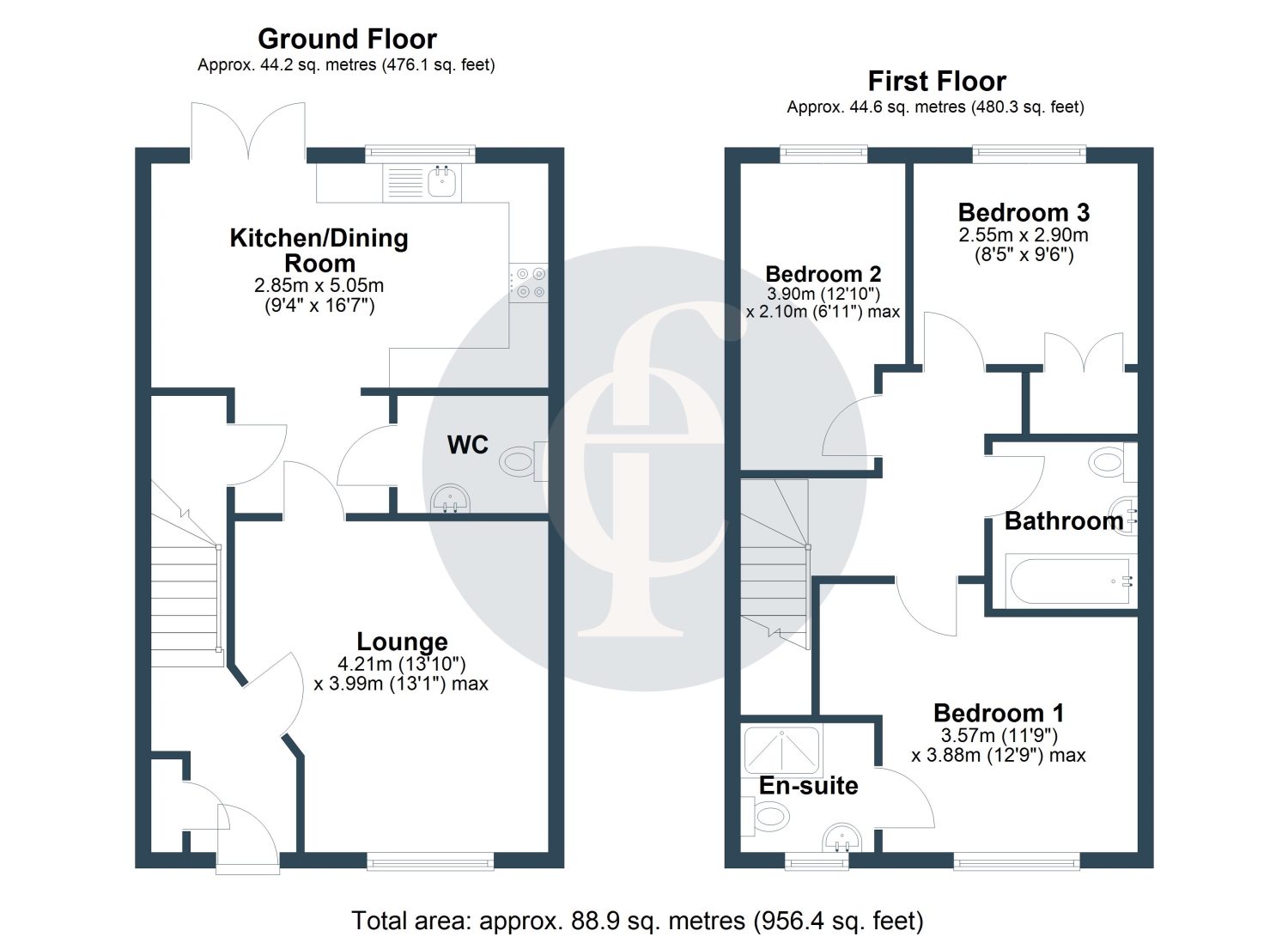 1, Hazel Place, Stratford-Upon-Avon floorplan