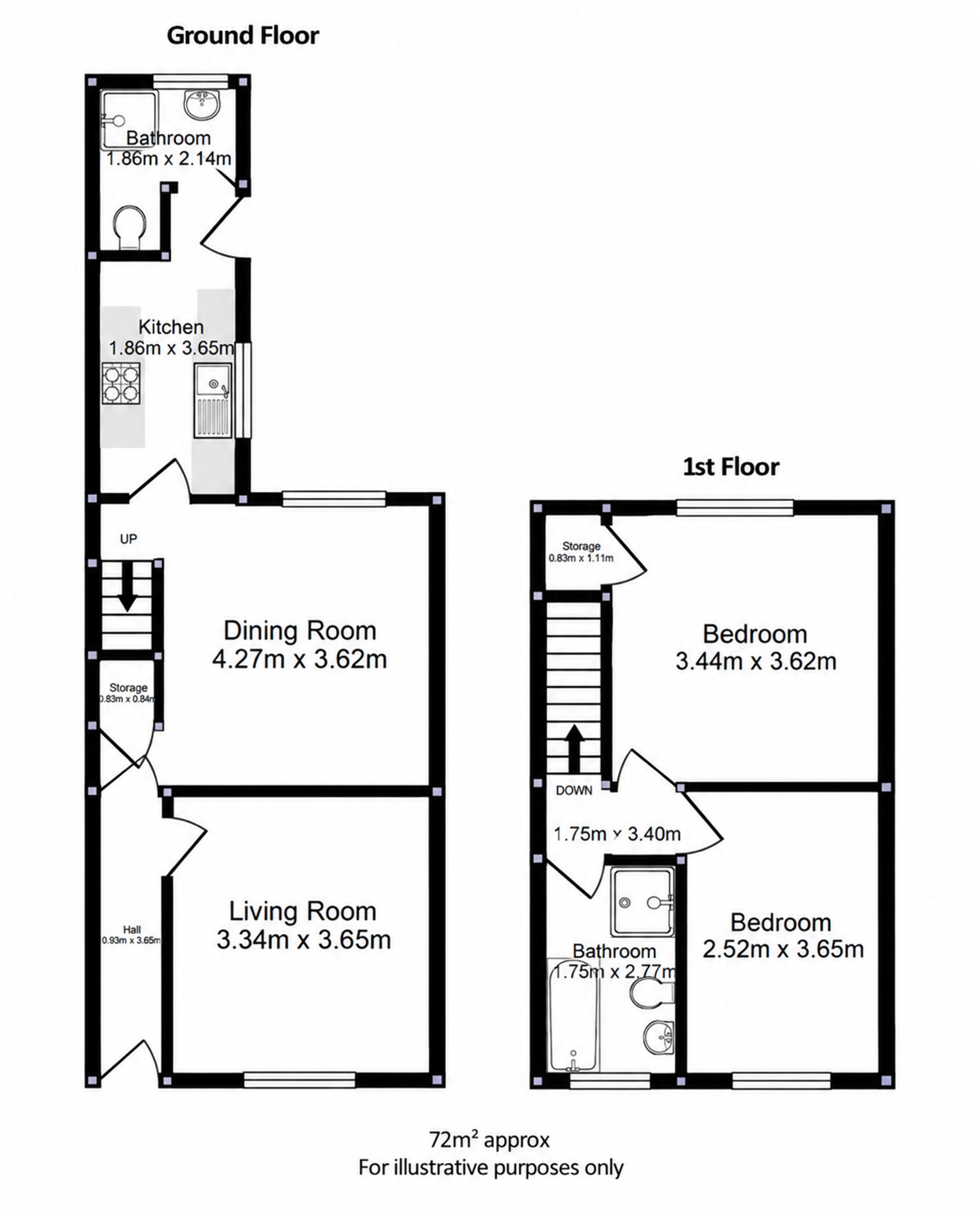 14 Birkin Street, Bristol floorplan