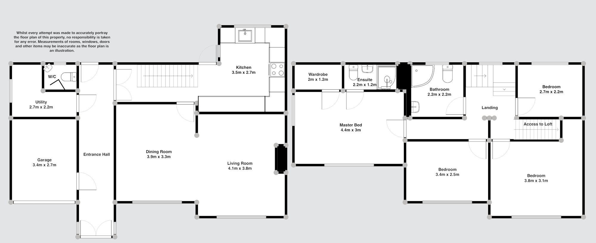 49 Elgar Crescent, Cardiff floorplan