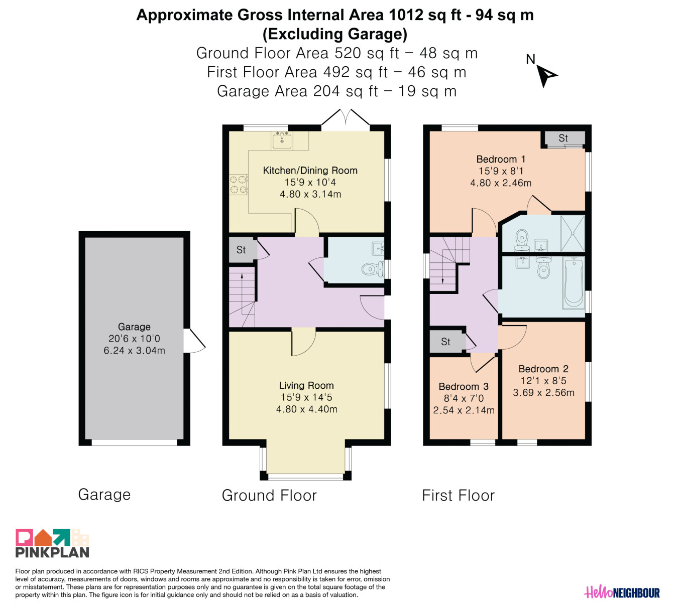 12, Fullers Avenue, Watford floorplan