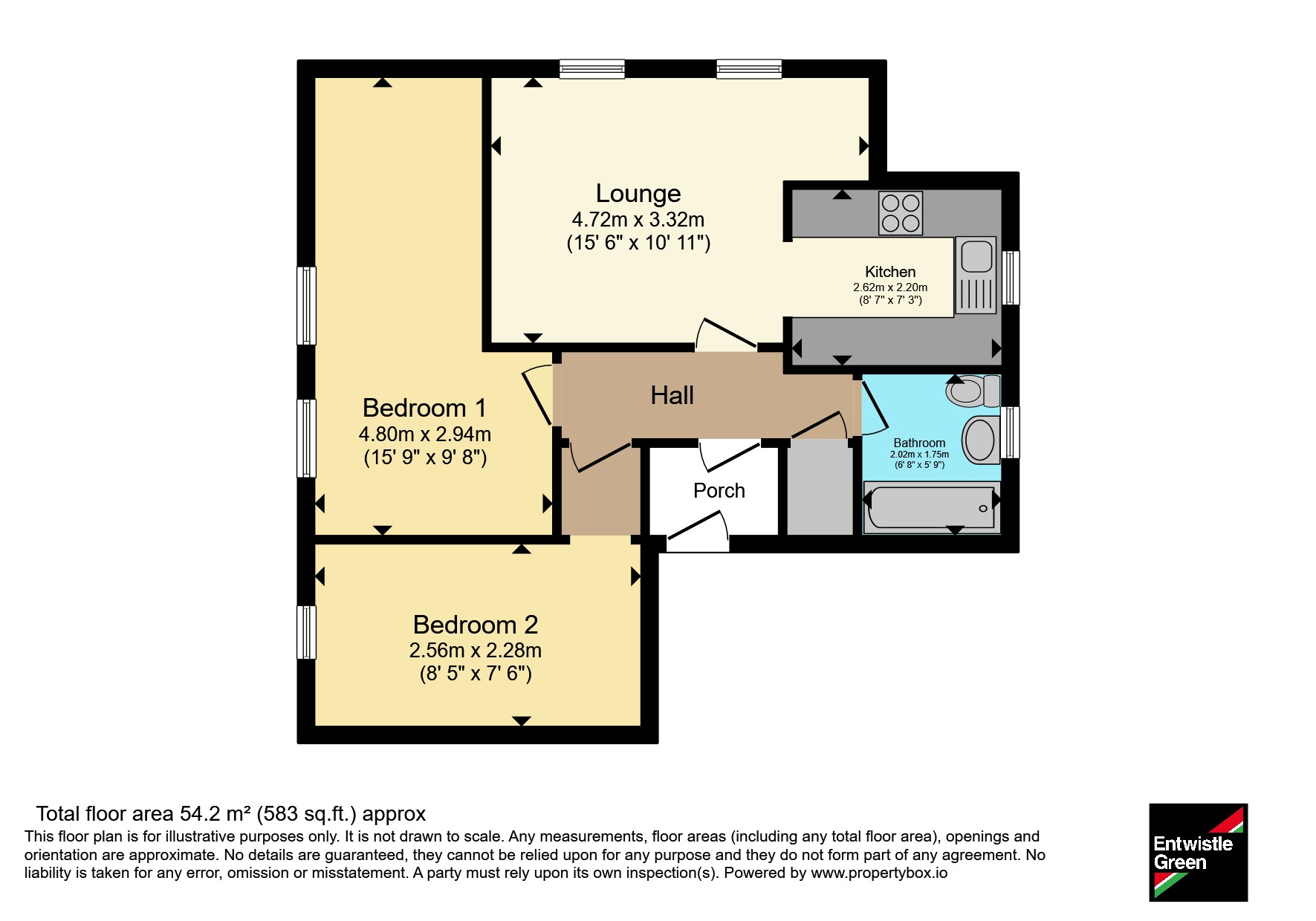 55, Derby Road, Preston floorplan