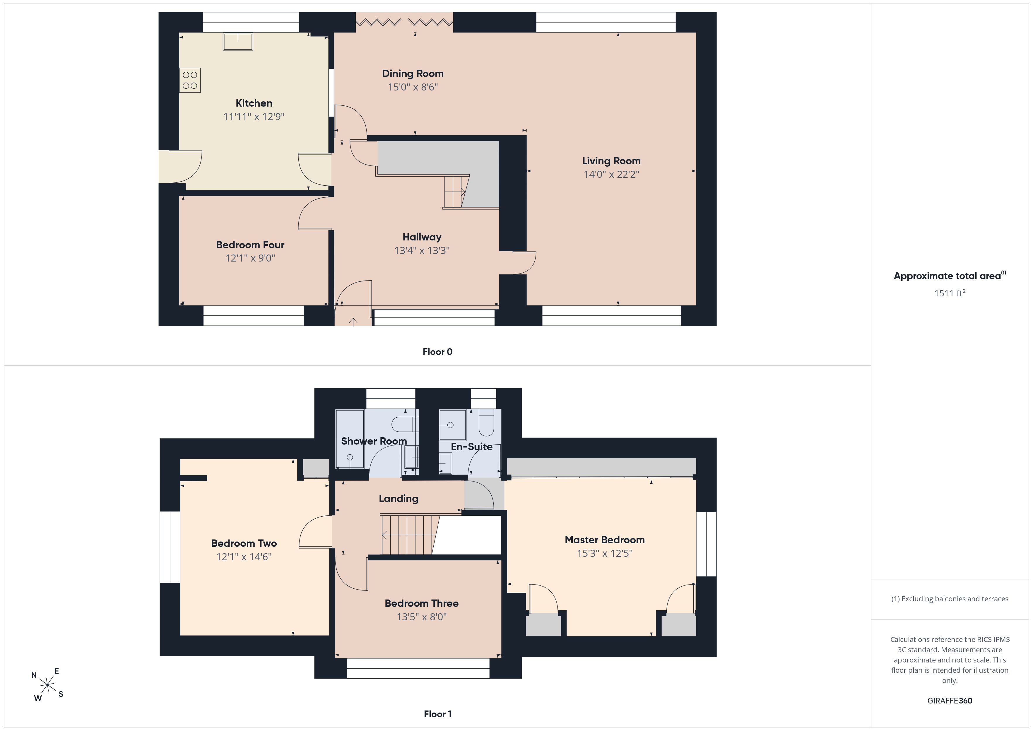 17, Rose Grove, Nottingham floorplan