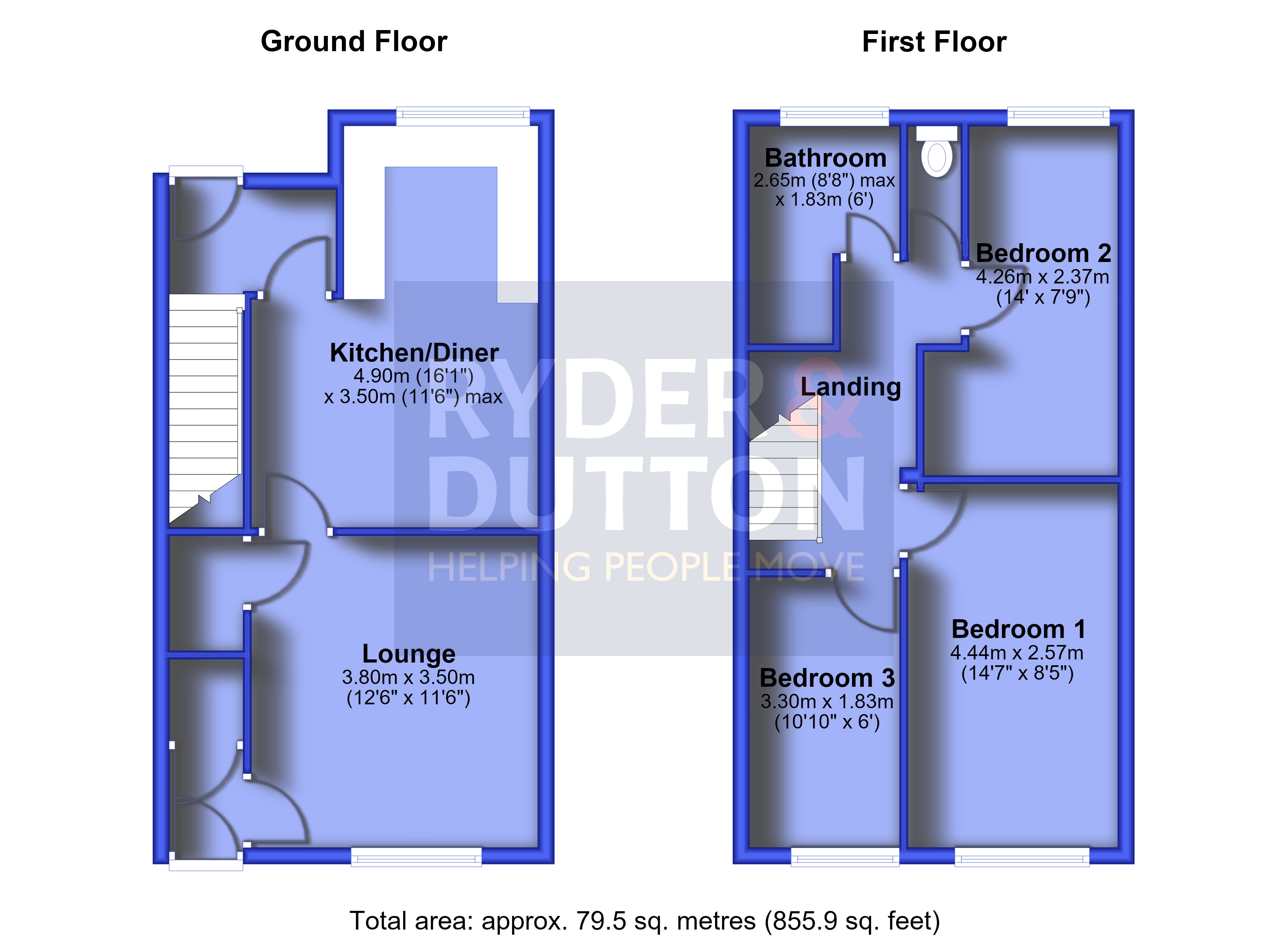 150, Wood Street, Manchester floorplan