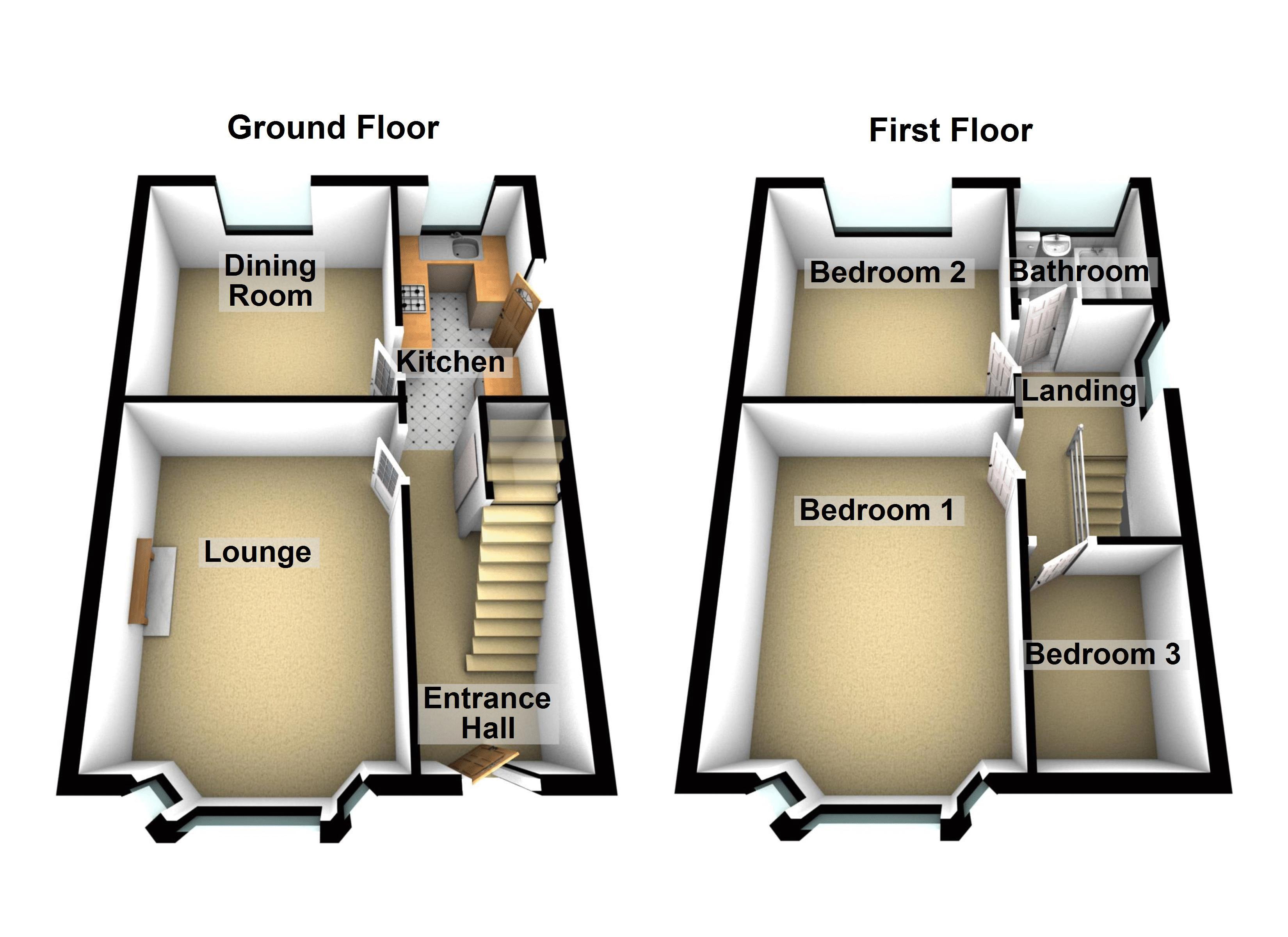 3 Bedrooms Terraced house for sale in Larch Hill Crescent, Bradford BD6