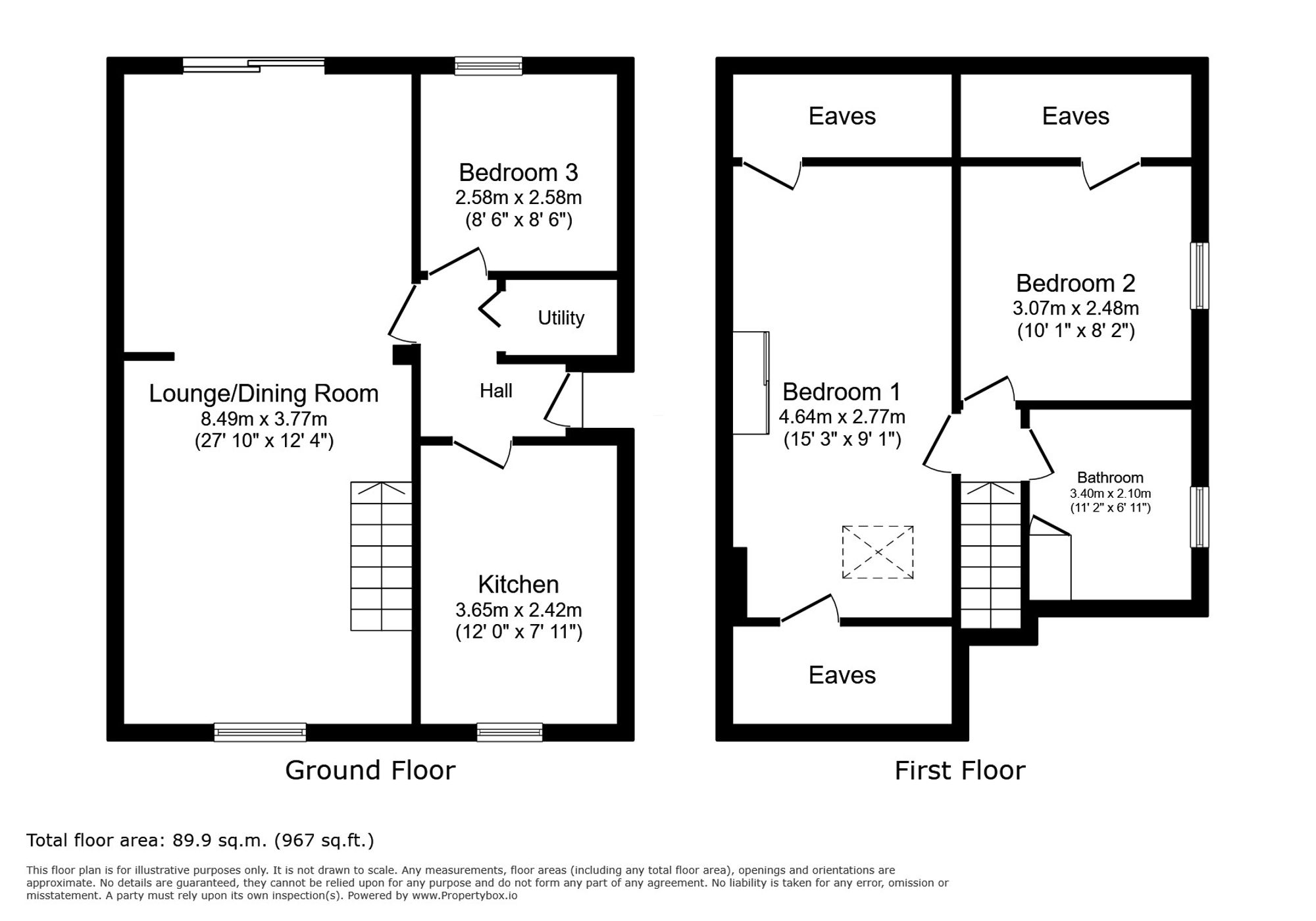 31 Maes Dolfor, Llanfairfechan floorplan