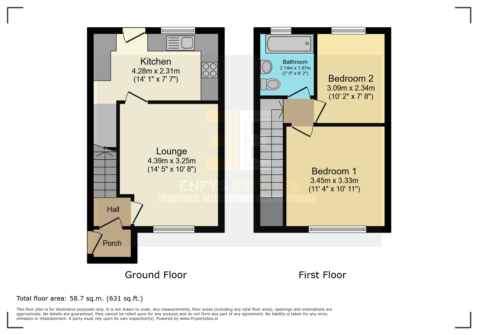 7, Rhodfa Lwyd, Colwyn Bay floorplan