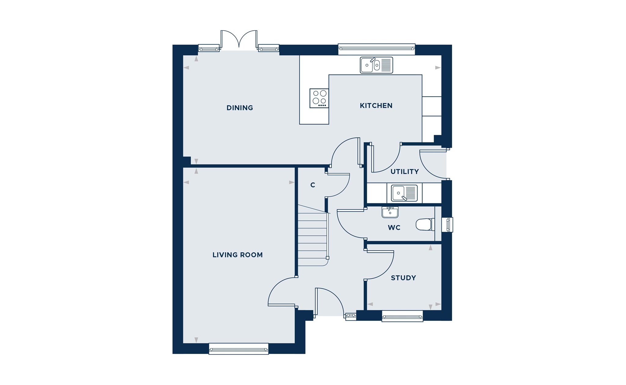 Plot 33, The Woodlands, Hassocks floorplan