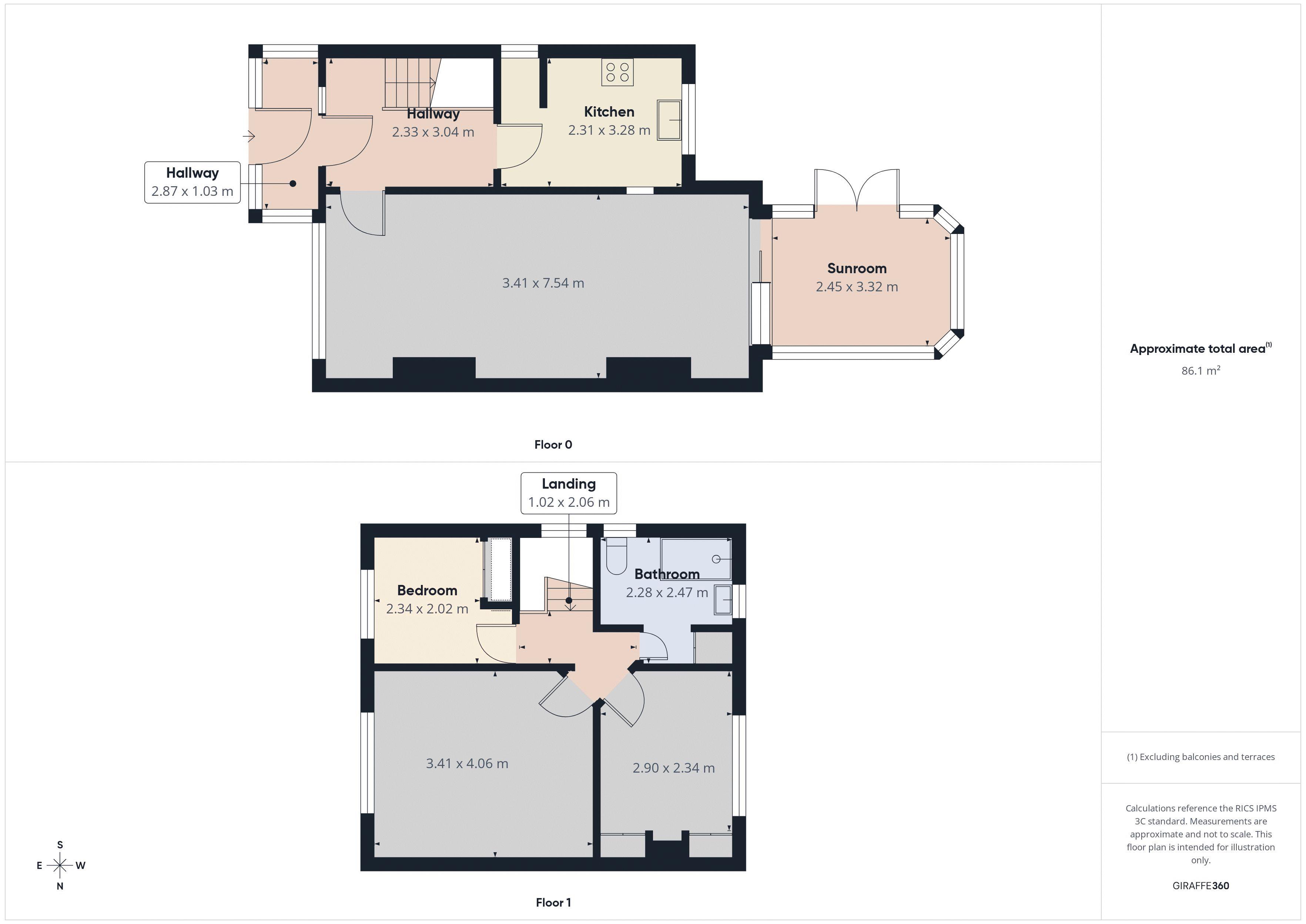 32, Rosedale Close, Oldham floorplan