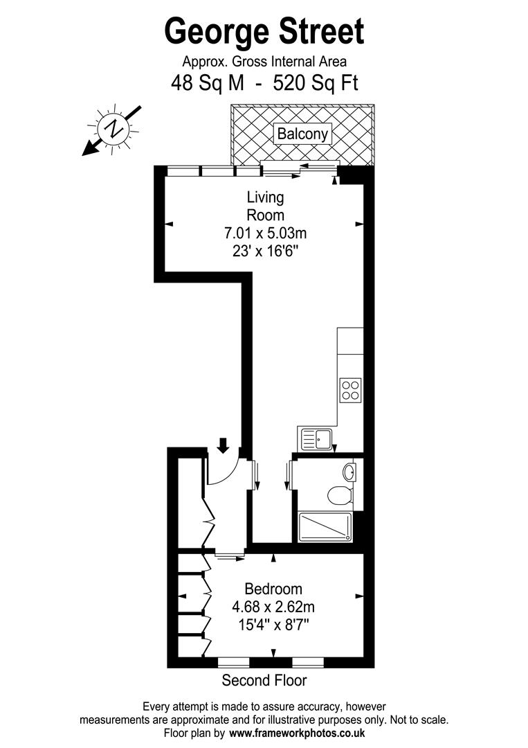6, George Street, Richmond TW9, Richmond floorplan