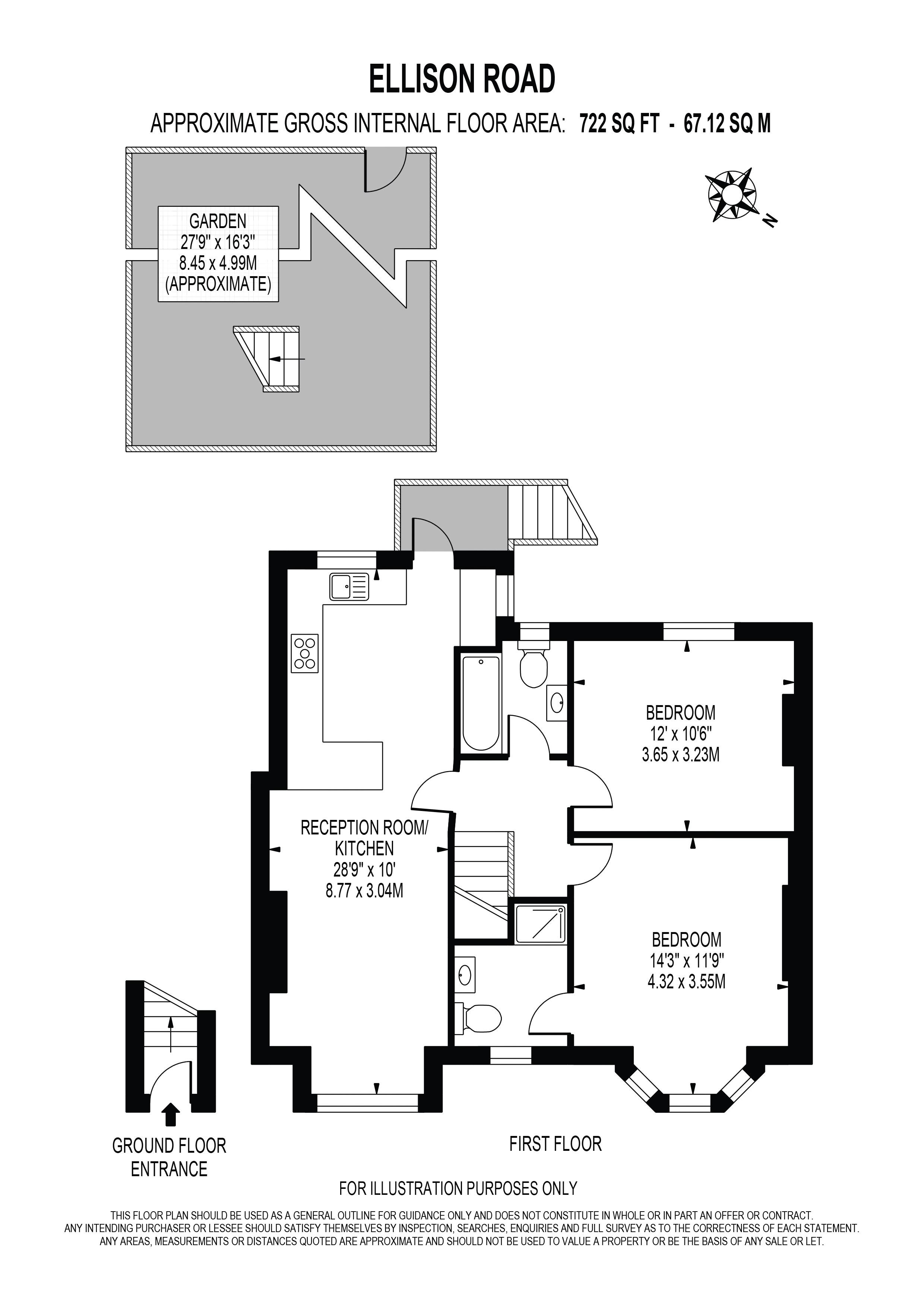Ellison Road, London SW16, 2 bedroom terraced house for sale 64080739
