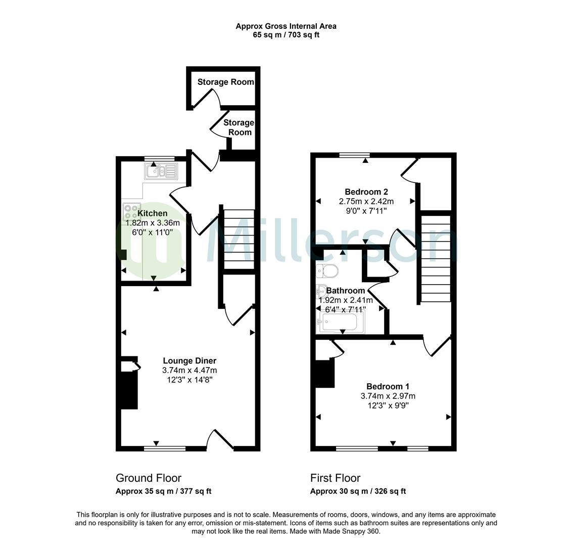 116, Trelawney Parc, St. Columb floorplan