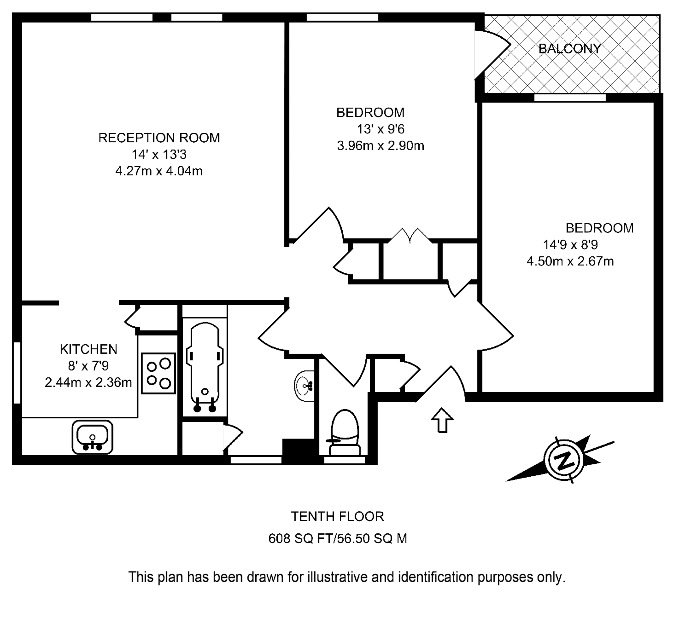 Chartham Court, Brixton floorplan