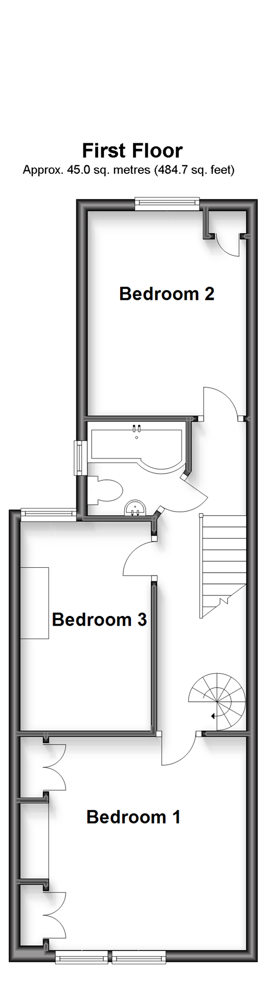Lynton Grove, Portsmouth, Hampshire PO3, 3 bedroom terraced house for
