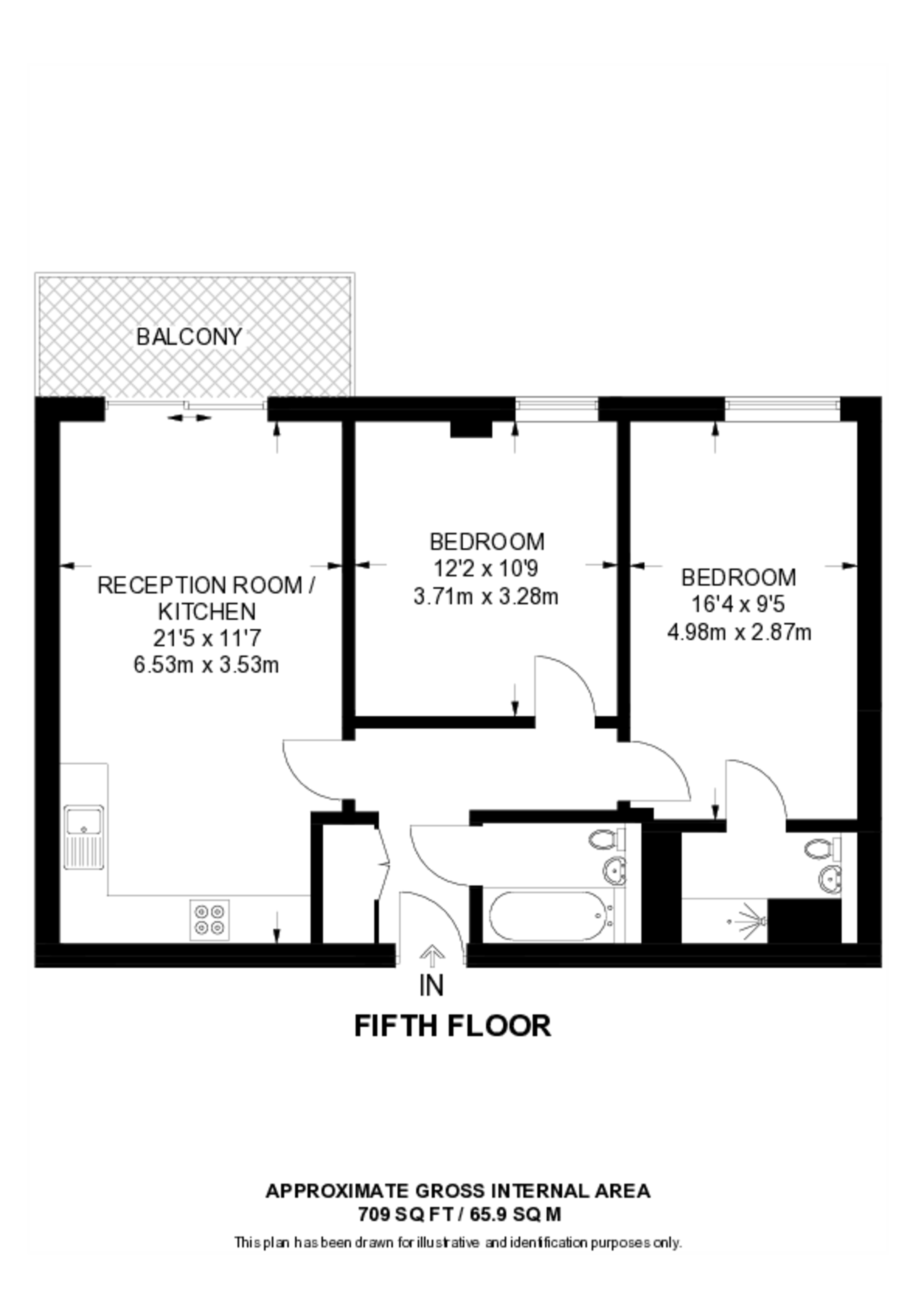 The Draper, Colindale floorplan