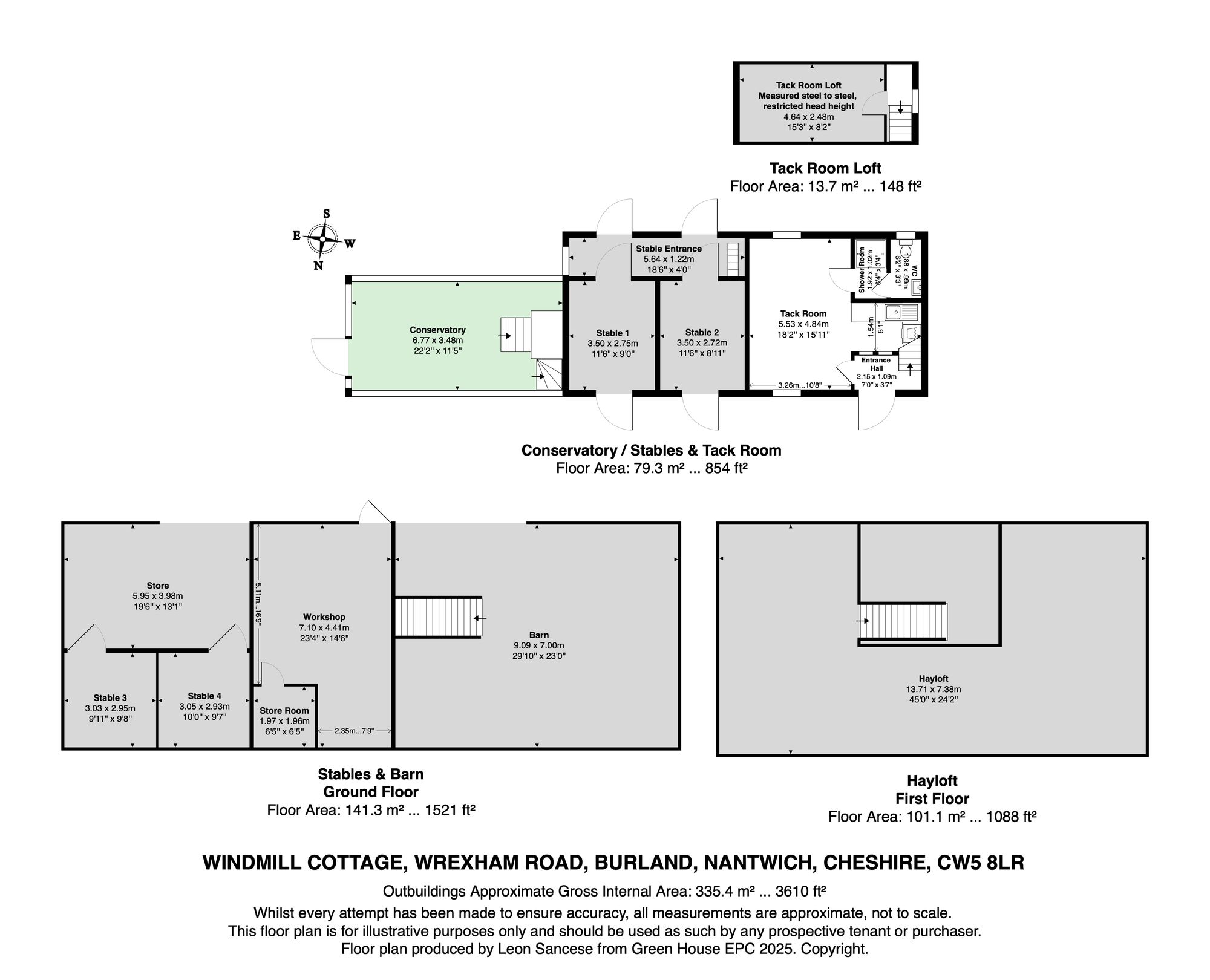Windmill Cottage Wrexham Road, Nantwich floorplan