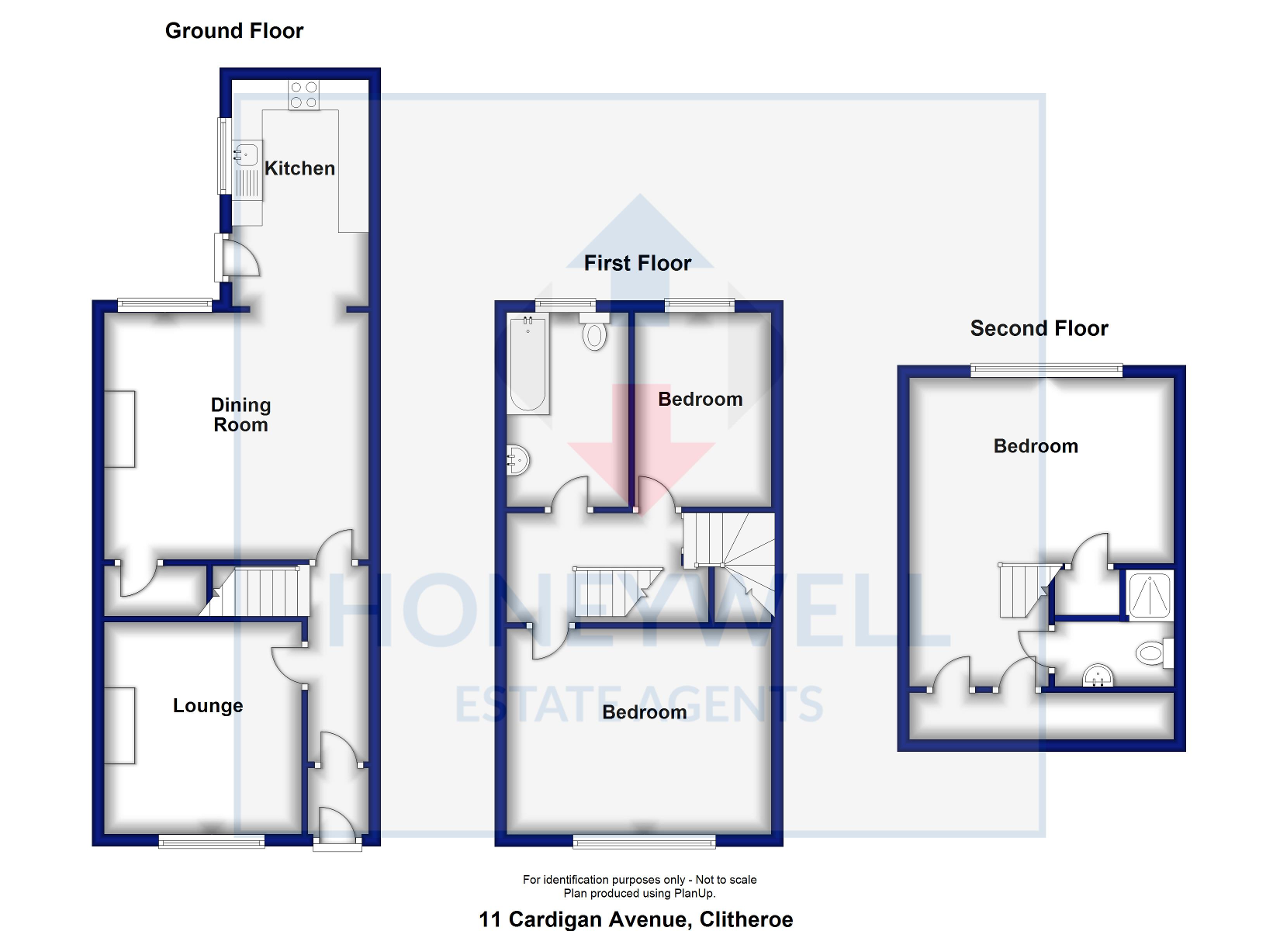 3 Bedrooms Terraced house for sale in Cardigan Avenue, Clitheroe BB7