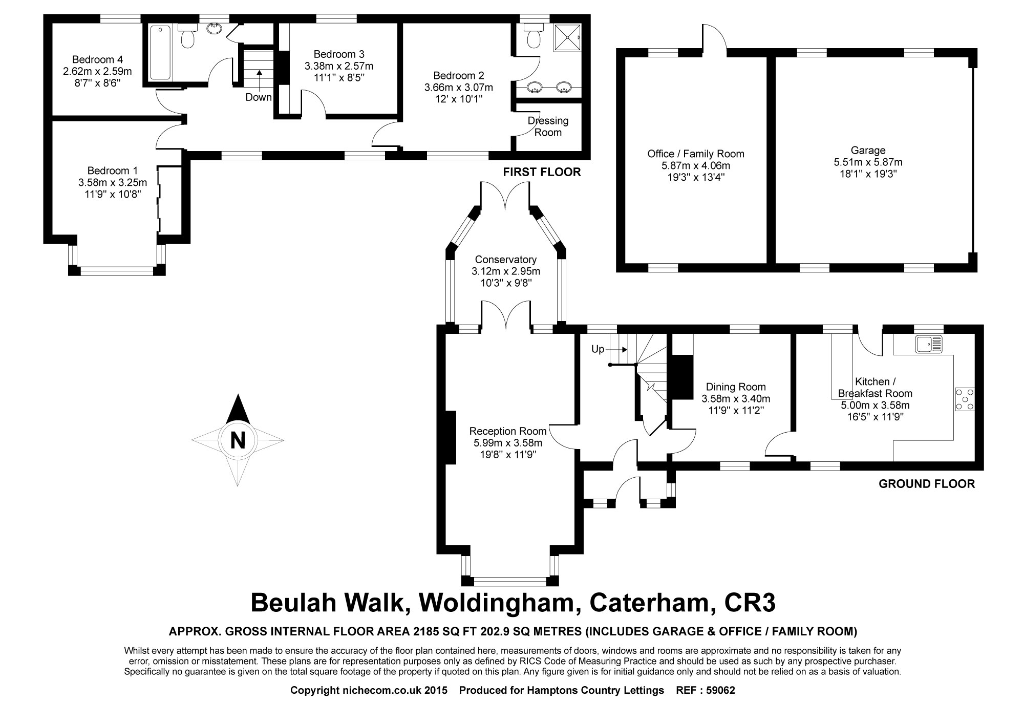 4 Bedrooms Detached house to rent in Beulah Walk, Woldingham, Caterham CR3