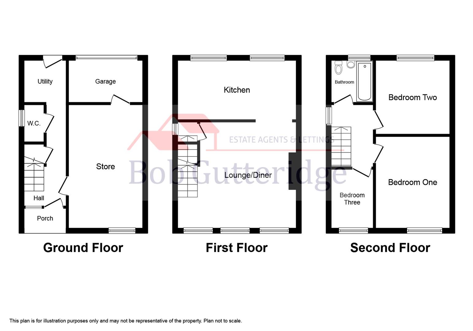 First Avenue, Porthill, Newcastle ST5, 3 bedroom town house for sale