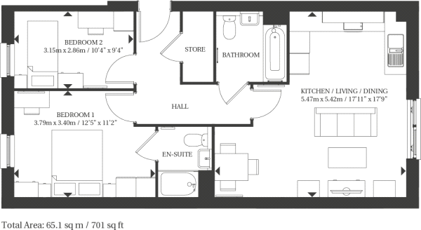 2 Bedrooms Flat for sale in William Booth Road, London SE20