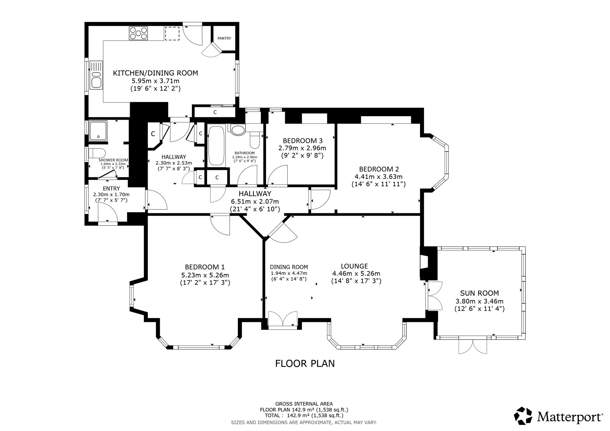 120 West King Street, Helensburgh floorplan