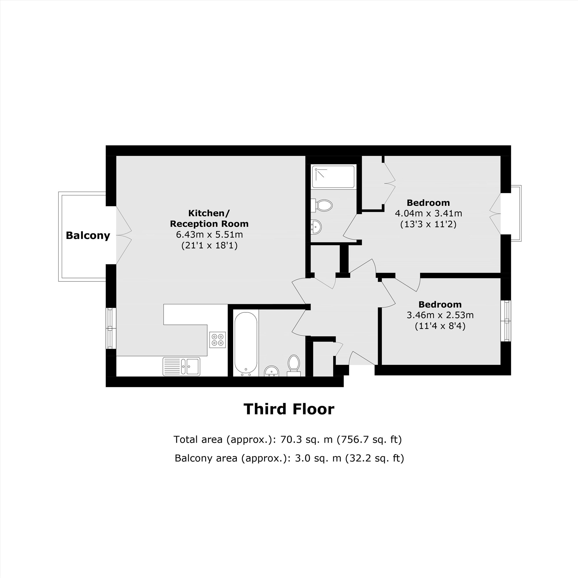 Swan Street, London floorplan