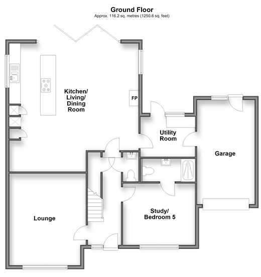 South Street East Hoathly, Lewes floorplan