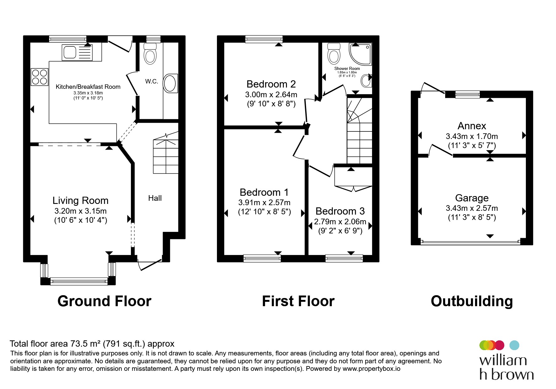 57, Acacia Road, Bedford floorplan