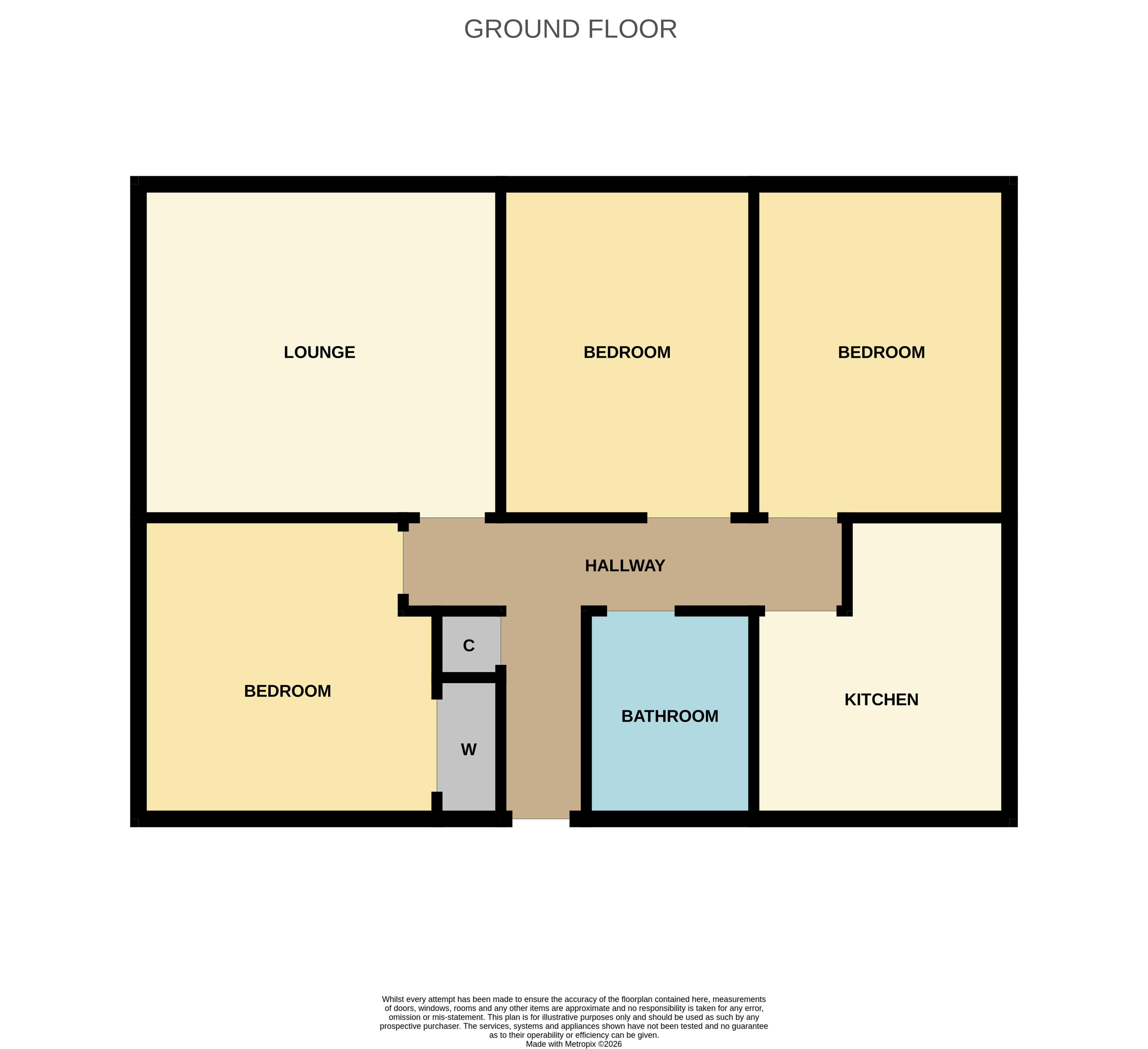 Hill Street, Montrose floorplan