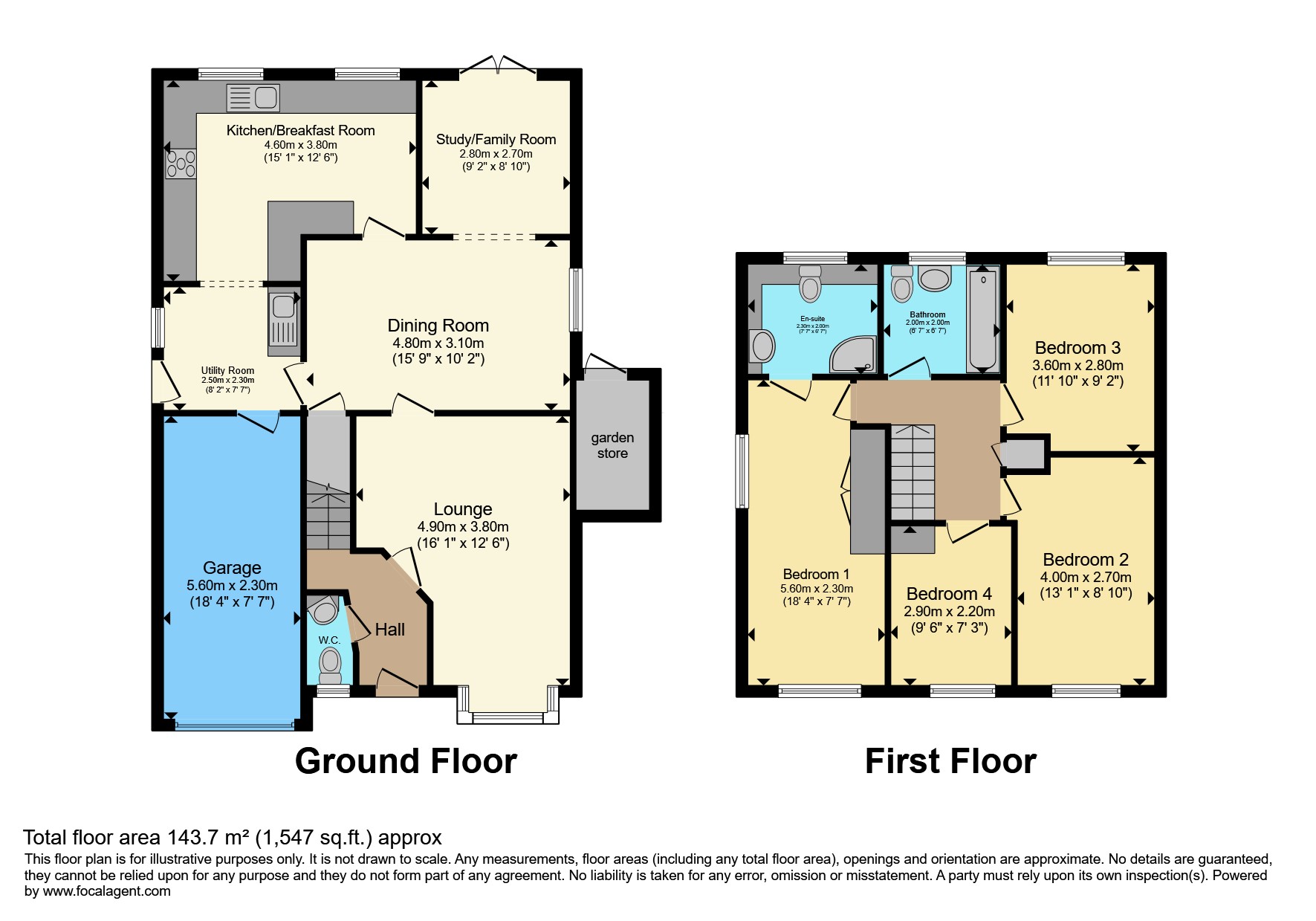 21, Sandpiper Way, Basingstoke floorplan