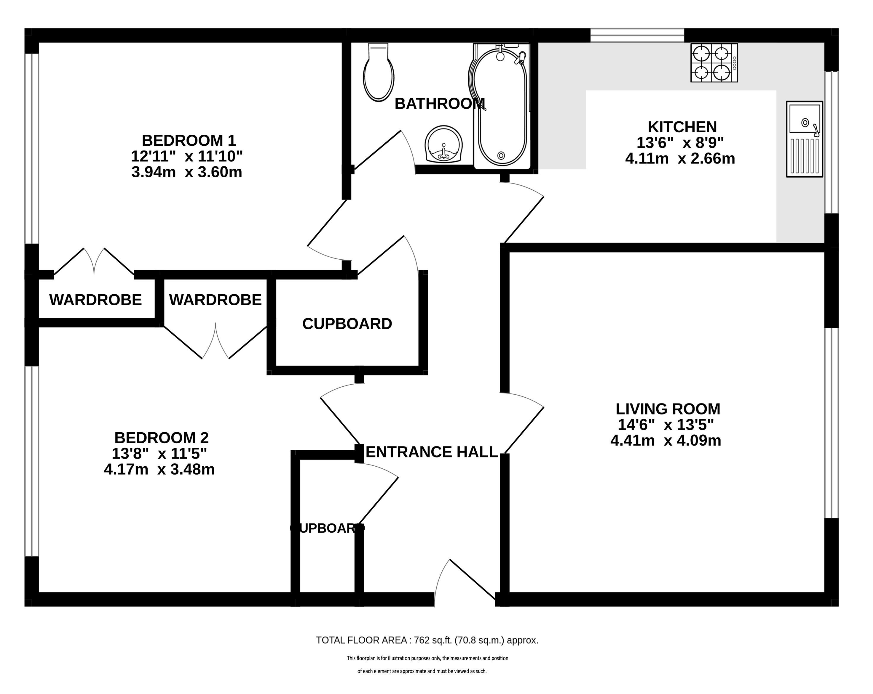 42, Aysgarth Close, Hertfordshire floorplan