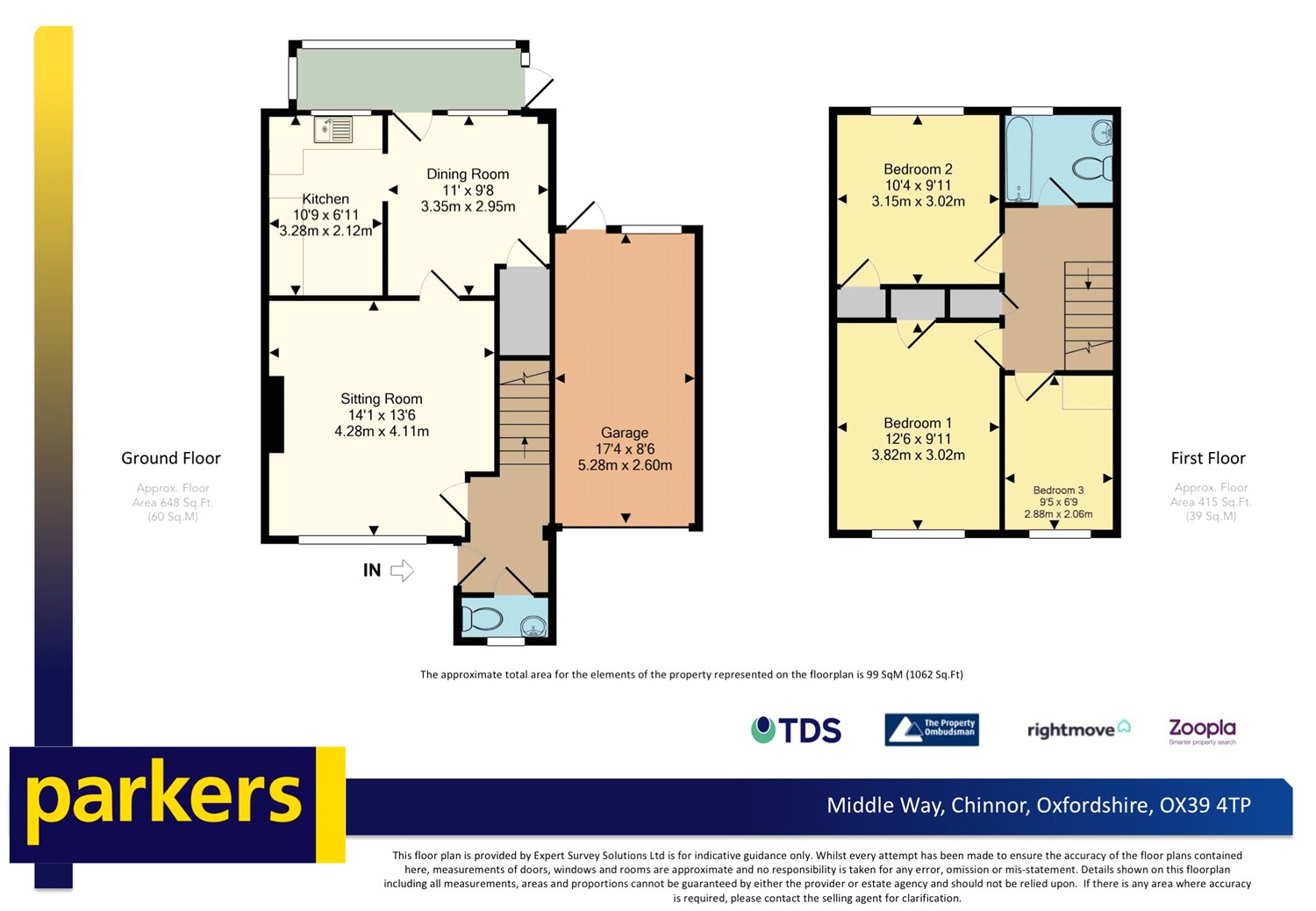 33, Middle Way, Chinnor floorplan