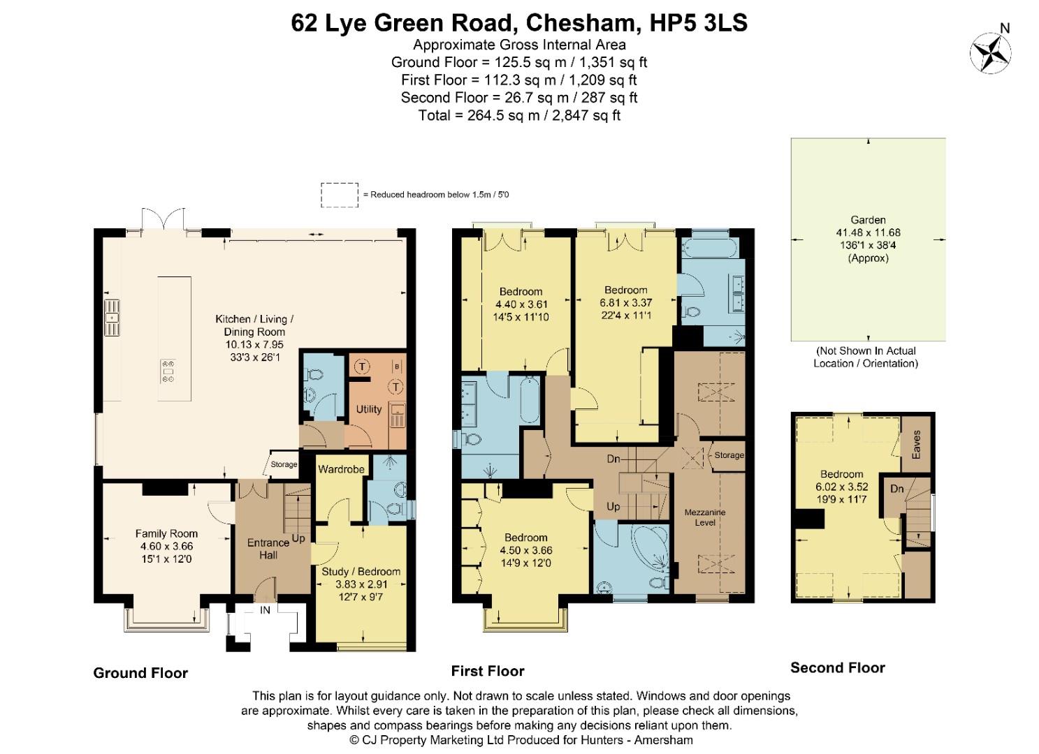 62, Lye Green Road, Chesham floorplan