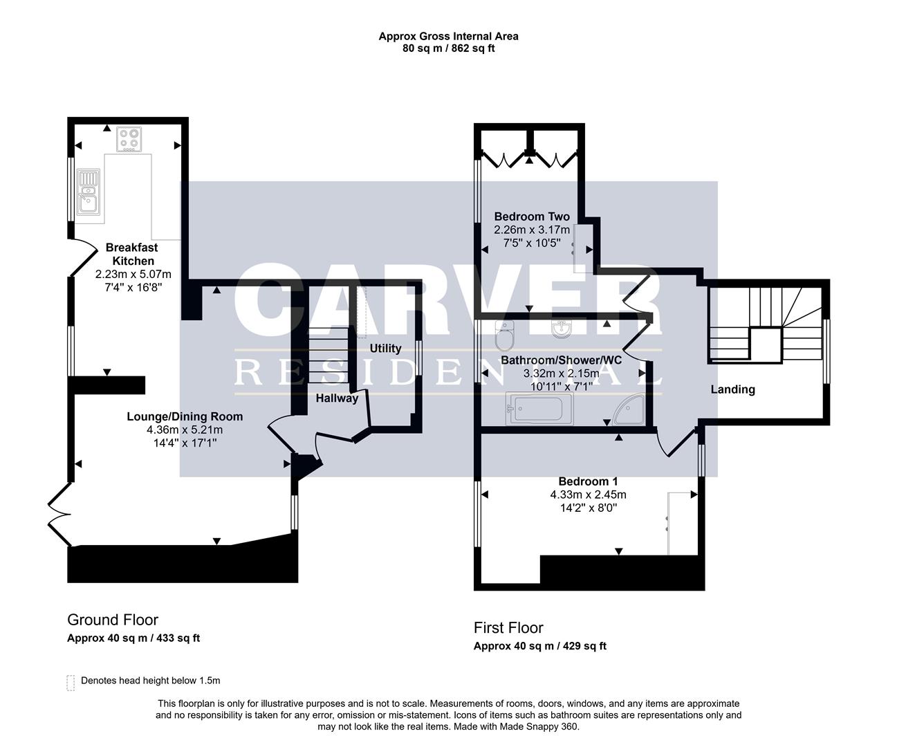 2, Old Eldon, Shildon floorplan