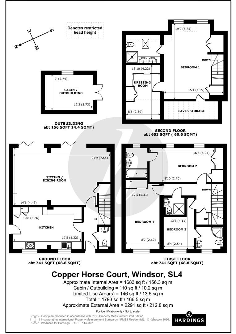 3, Copper Horse Court, Windsor floorplan