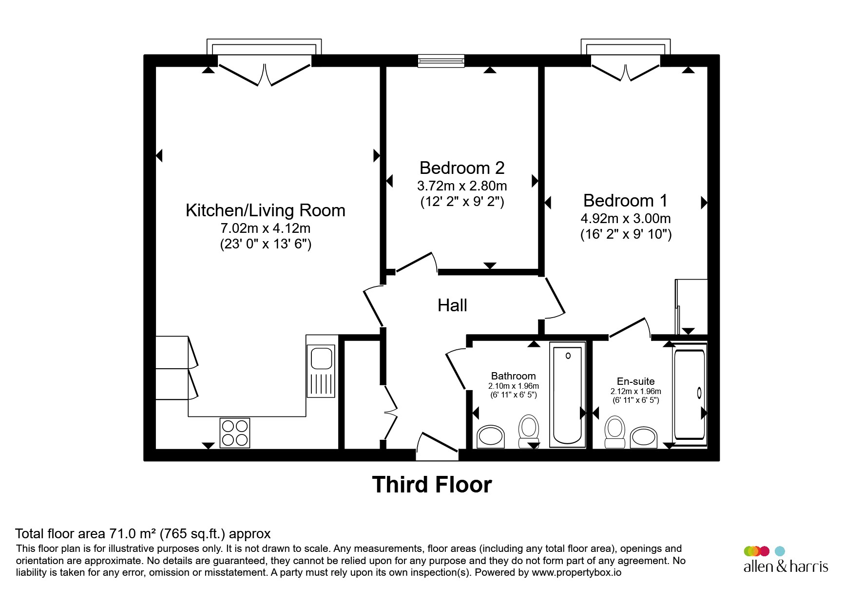 27, Alexandra House, Midland Road, Bath floorplan