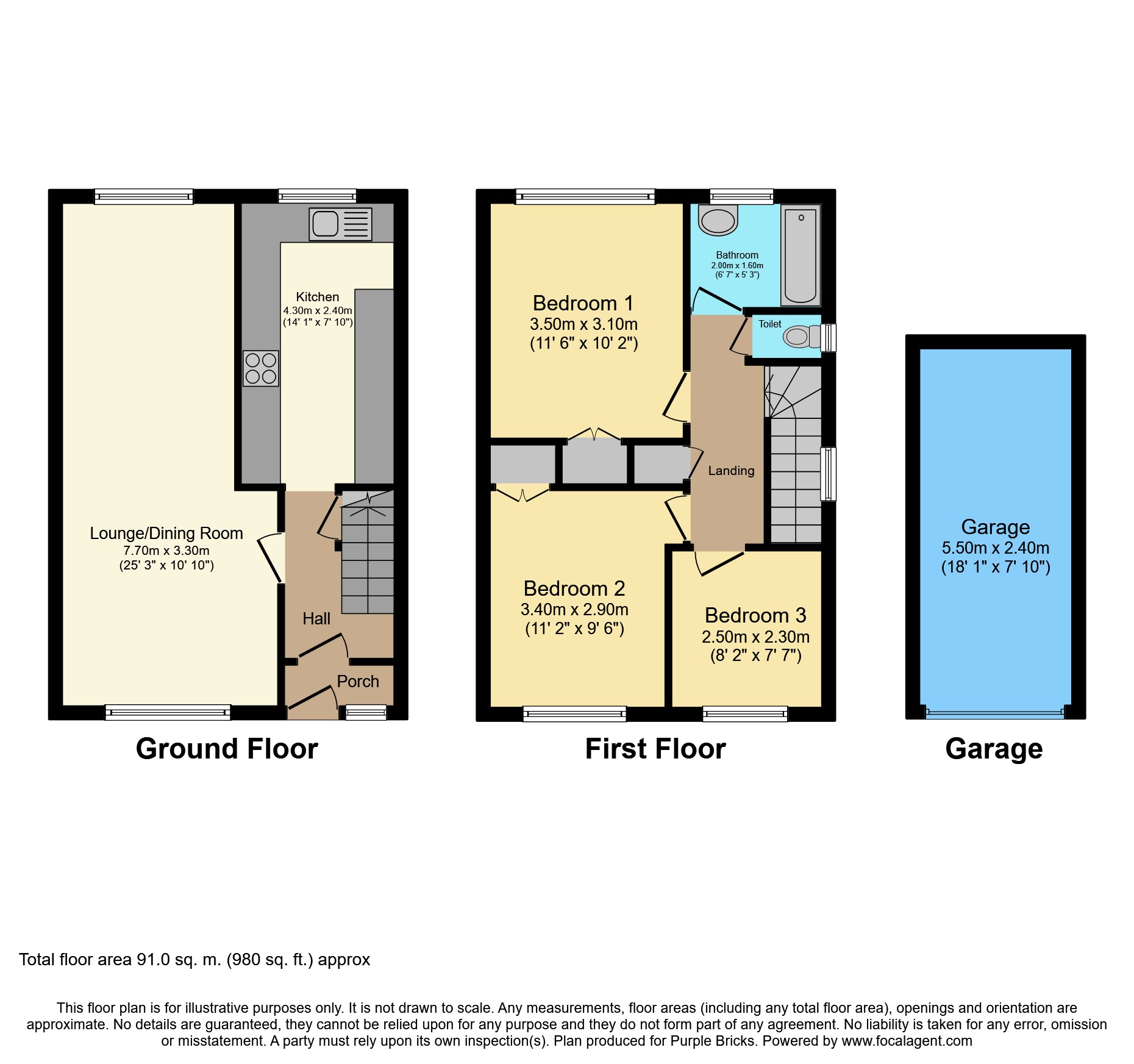 3 Bedrooms Semi-detached house for sale in Kestrel Close, Downley HP13