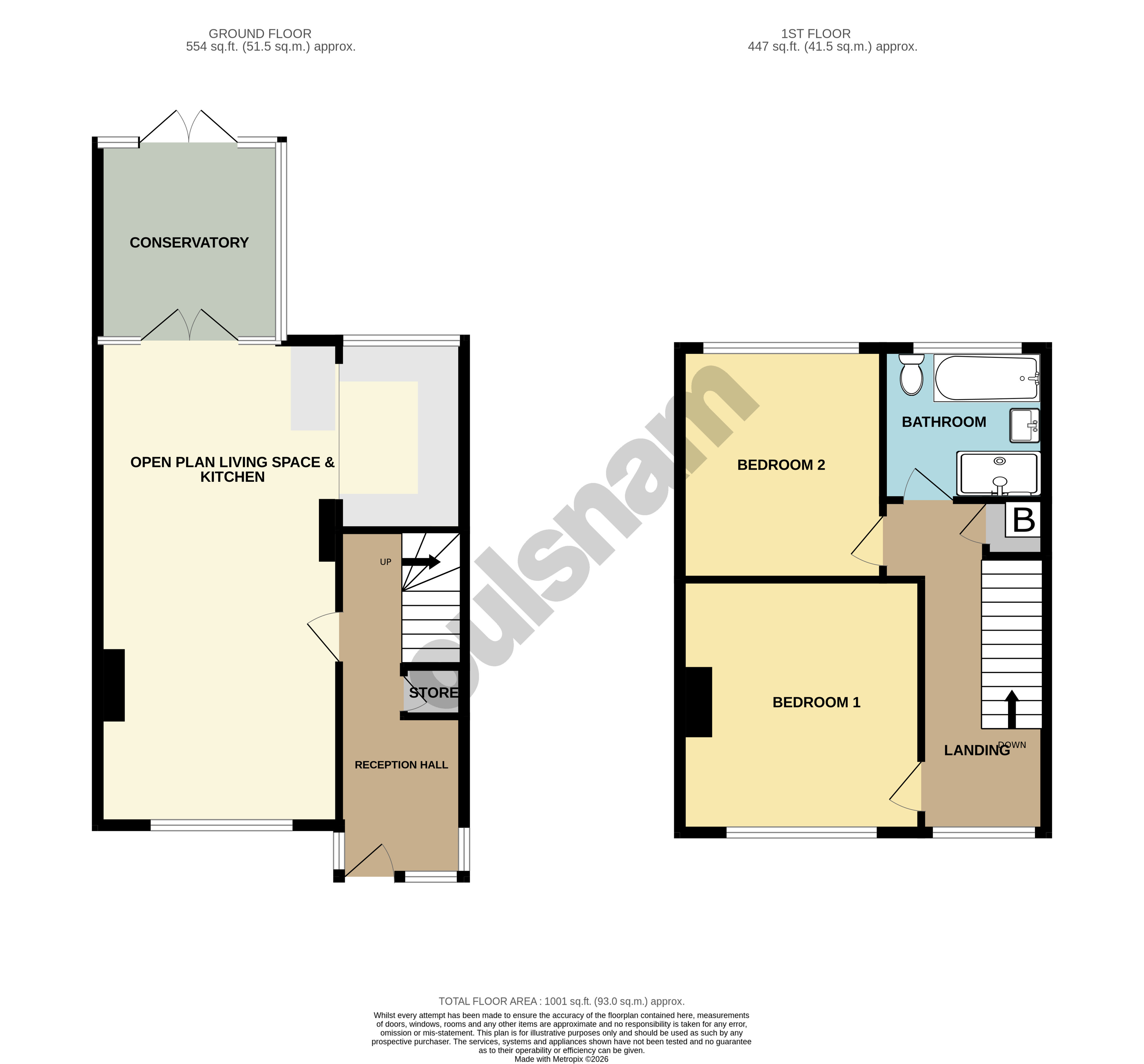 36, Paton Grove, Birmingham floorplan