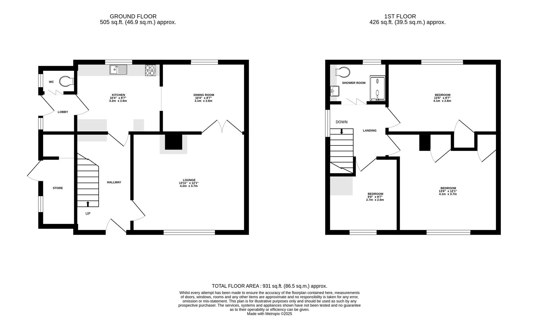 61, Hawthorn Avenue, Leeds floorplan