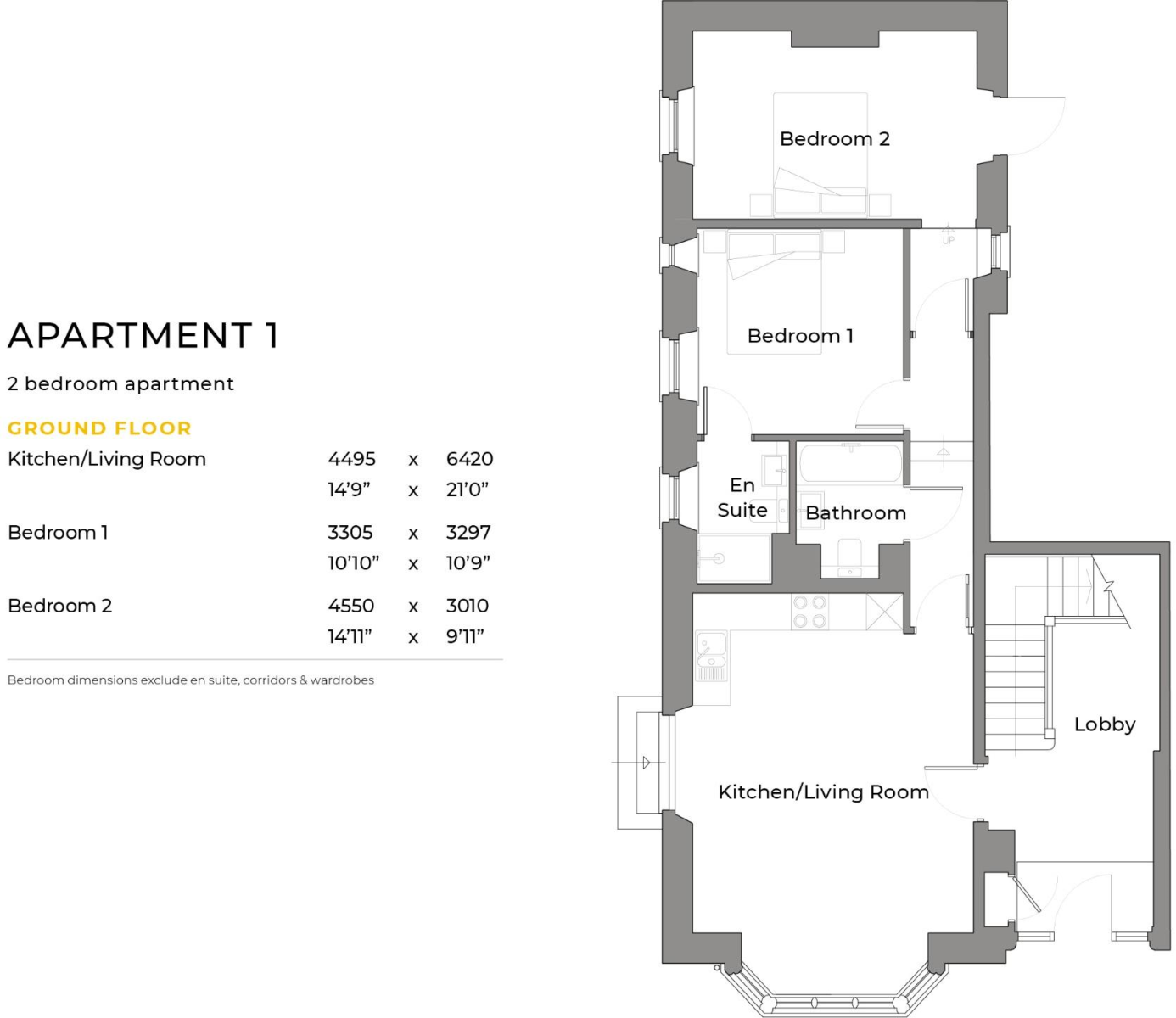 Apartment 1 The Chestnuts, Spring Street, Chipping Norton floorplan