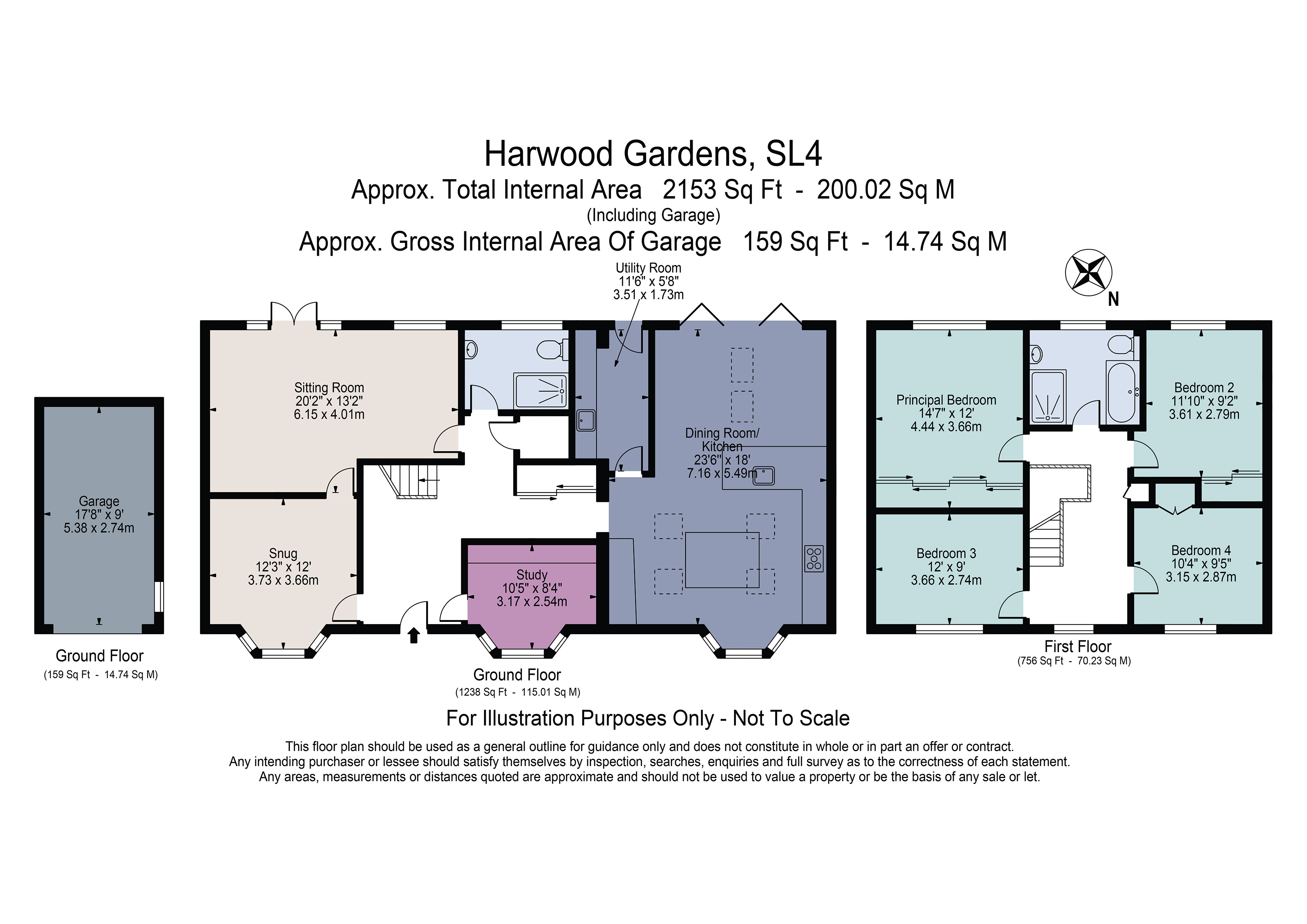 26, Harwood Gardens, Windsor floorplan