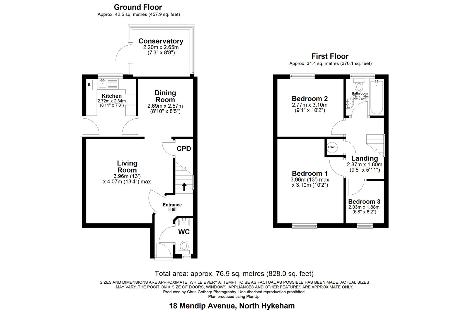 18, Mendip Avenue, Lincoln floorplan