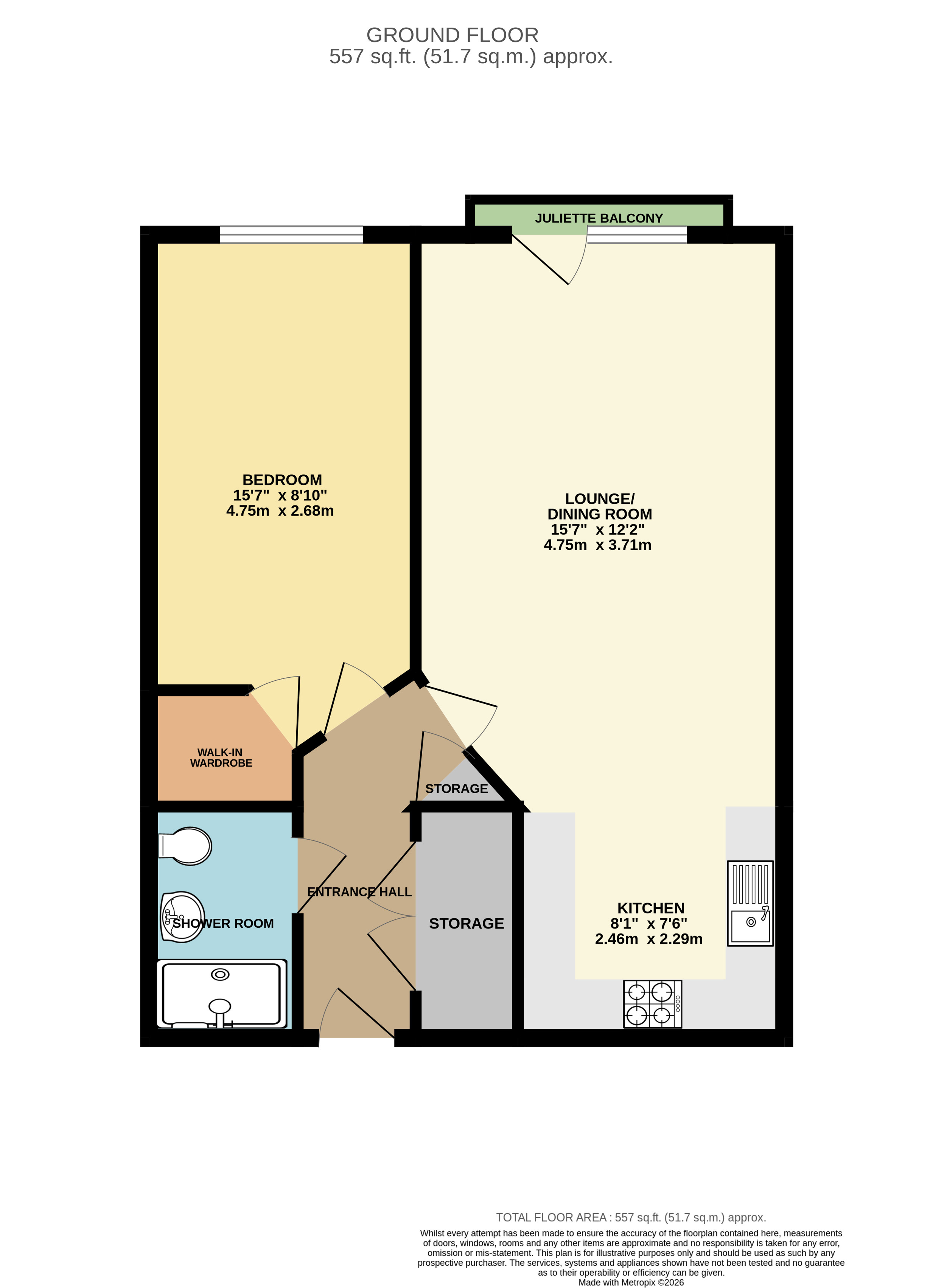 35, Crescent Place, Warminster floorplan