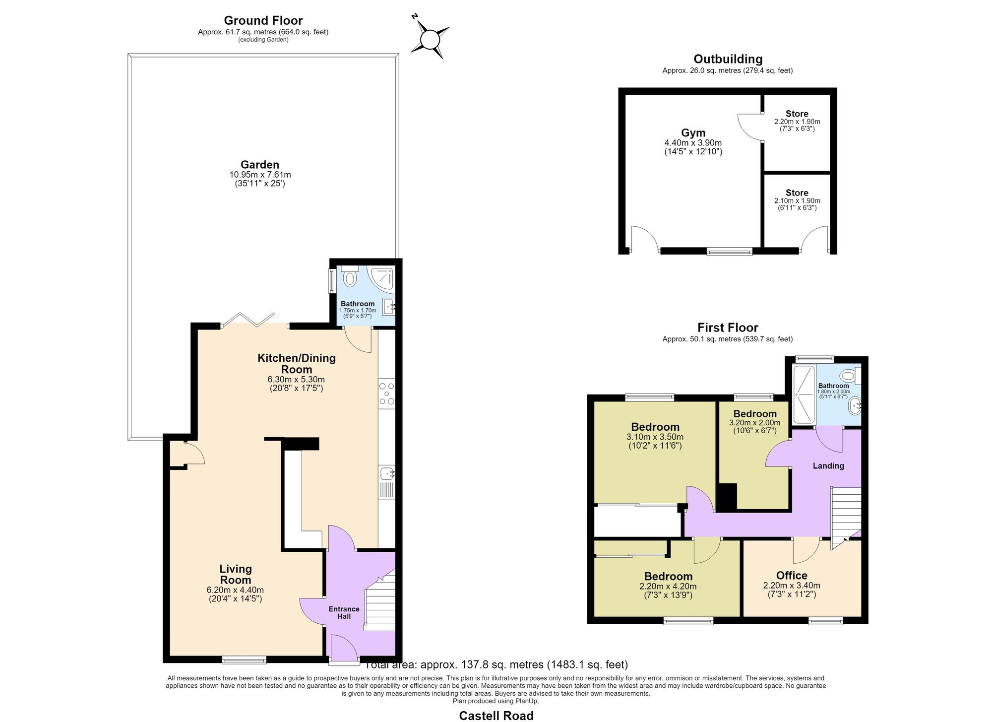 20 Castell Road, Loughton floorplan